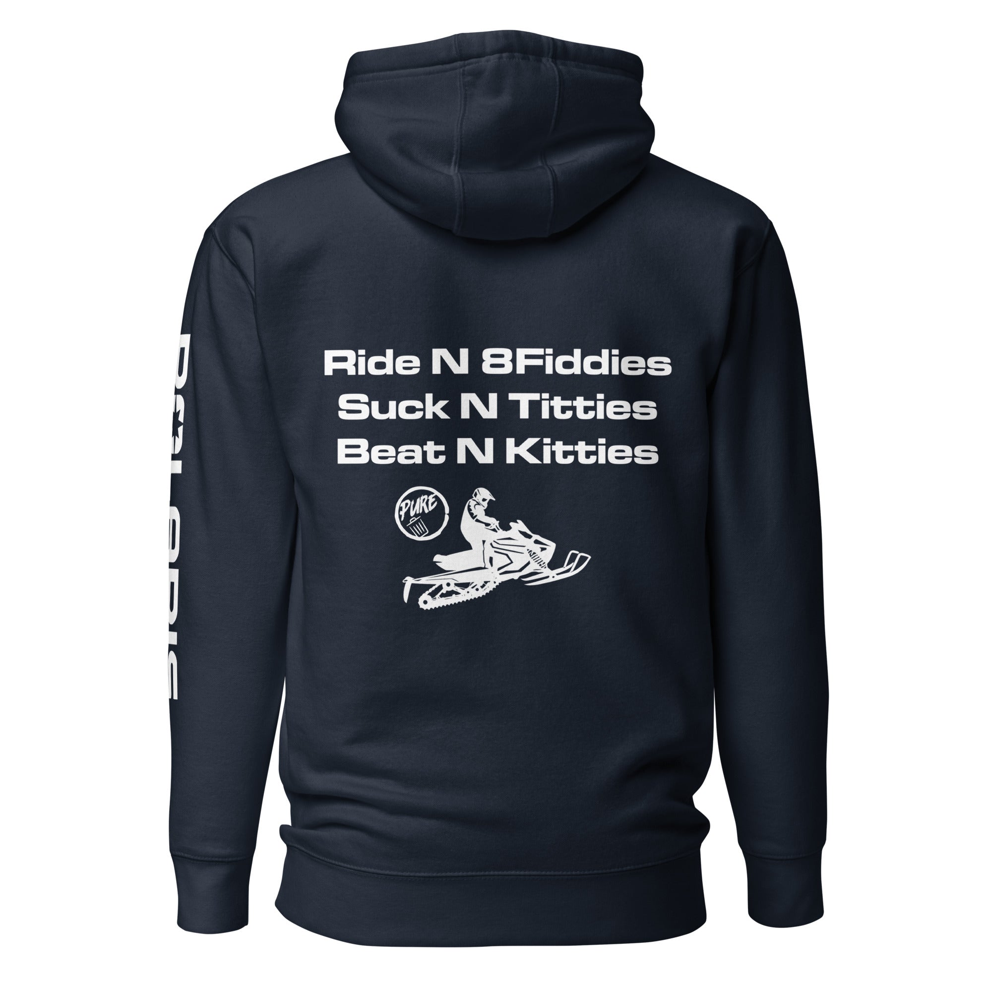Pure Trash Ride N 8Fiddies felpa uomo nera M