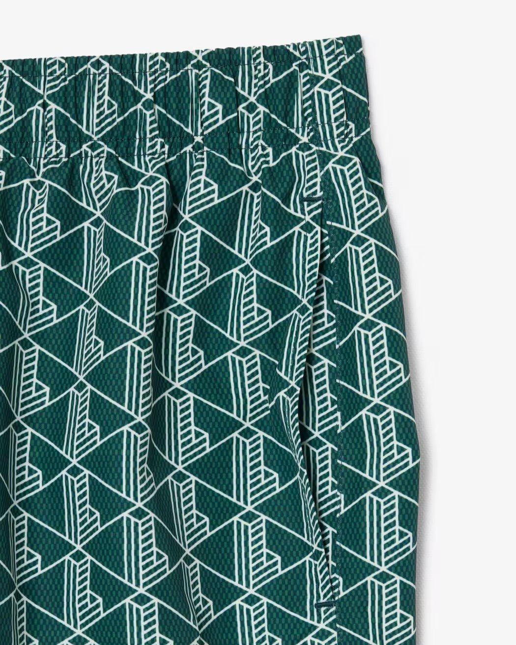 Lacoste MH9086 costume boxer uomo verde monogram