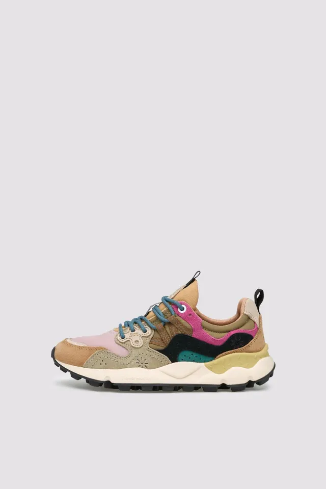 Flower Mountain Yamano 3 sneaker donna Tortora suede