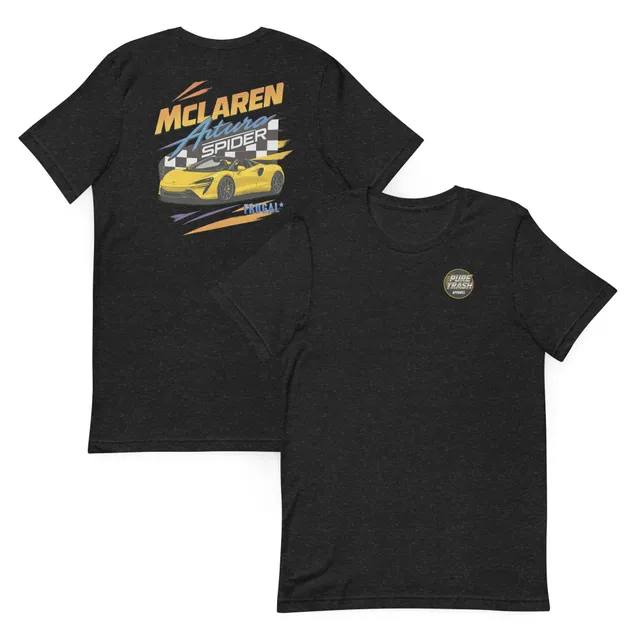 Pure Trash McLaren Tee maglietta uomo nera cotone