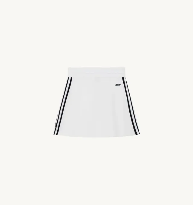 Autry Main SKPW031W Gonna Corta Donna White Viscosa