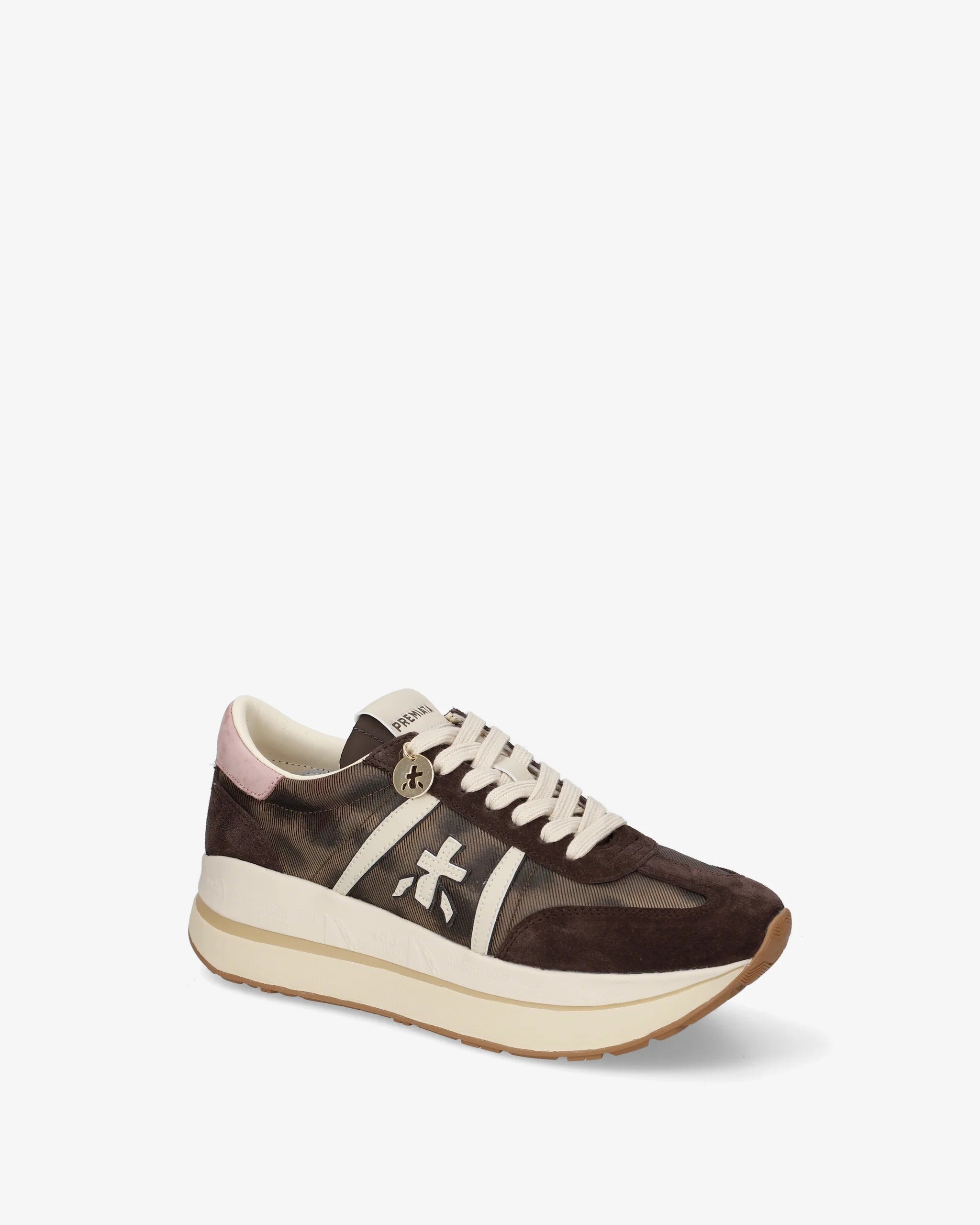 Premiata Bethcoin 8500 Sneakers Donna Marrone Suede