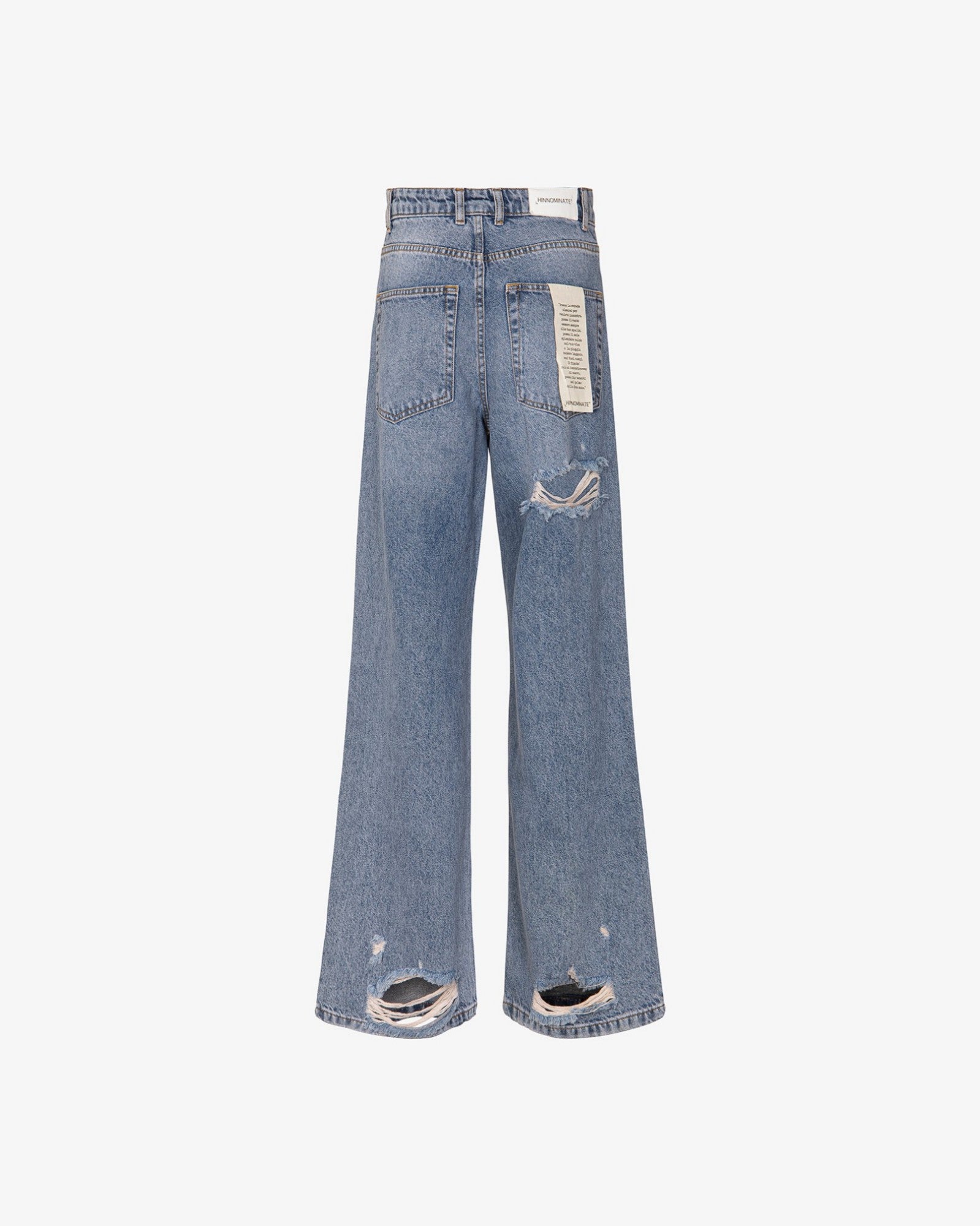 Hinnominate HMABW02684 jeans baggy blu chiaro cotone