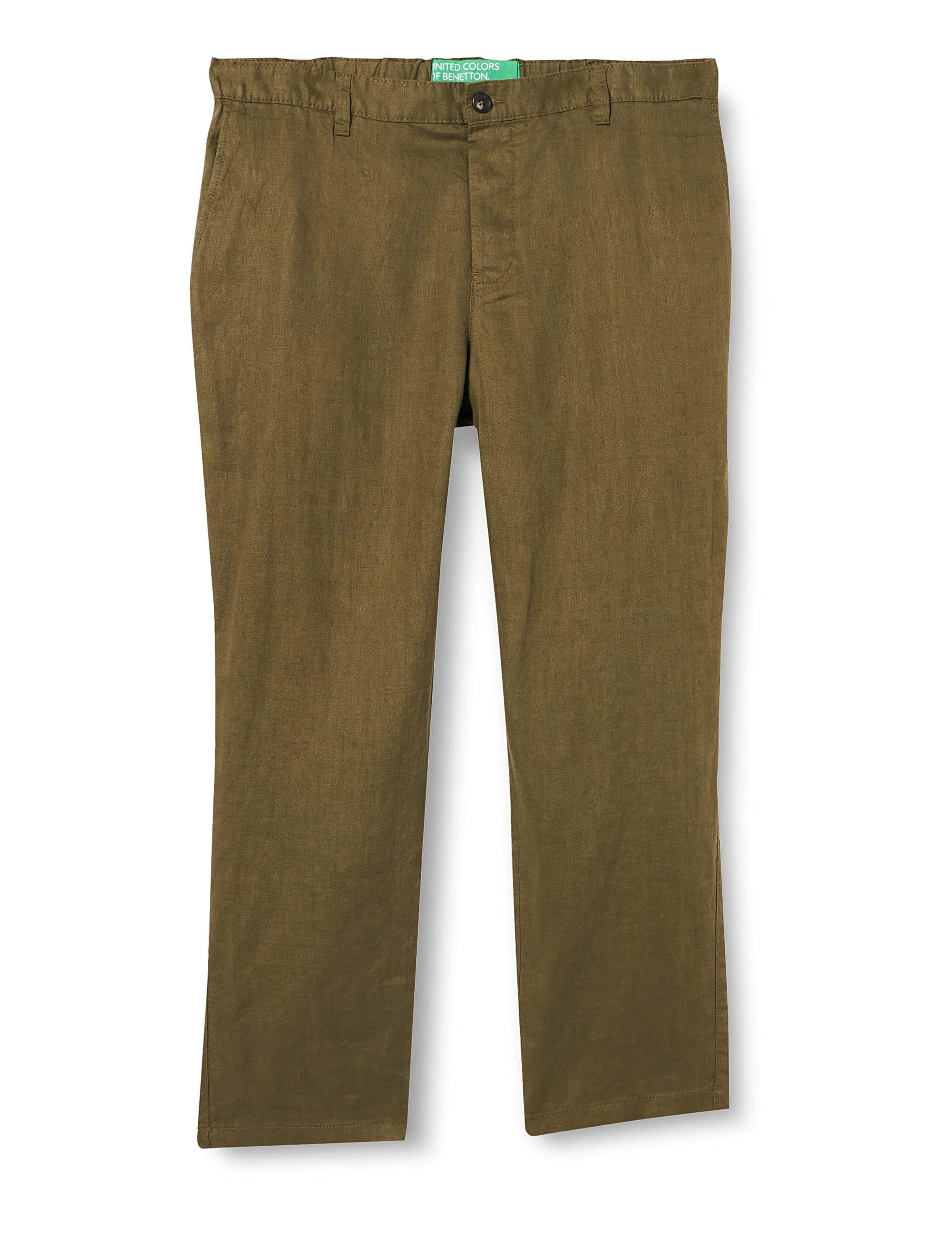 Benetton Pantaloni Uomo Pantalone Cotone Blu Scuro 016