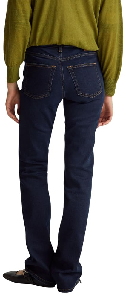 Benetton Pantaloni Denim Bootleg Donna Stretch 5 Tasche