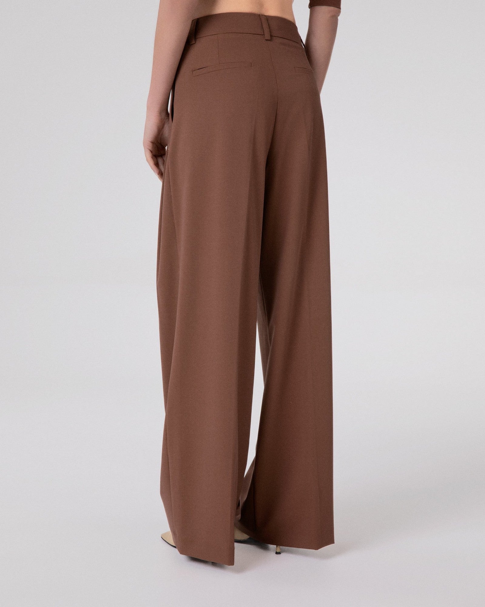Hinnominate HMABW02540 pantalone donna moka viscosa