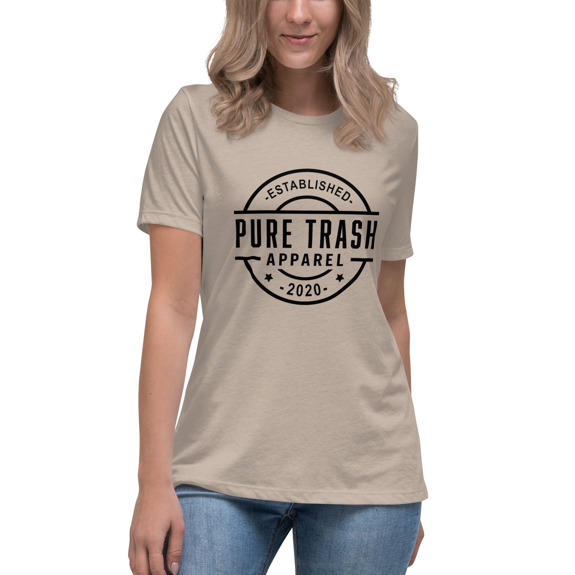 Pure Trash Collection Established maglietta donna White