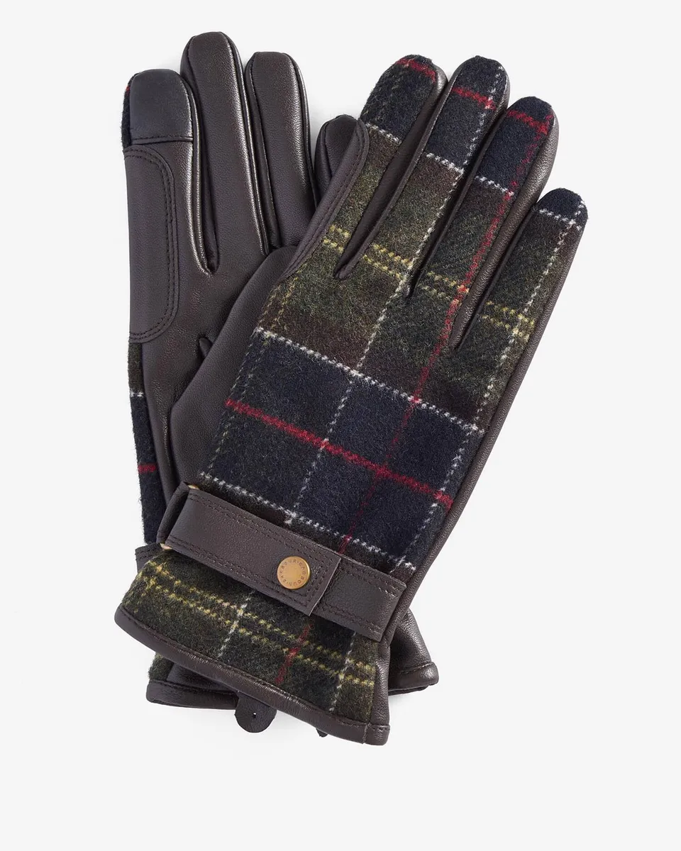 Barbour Aubrey LGL0133 guanti donna Classic Tartan touch