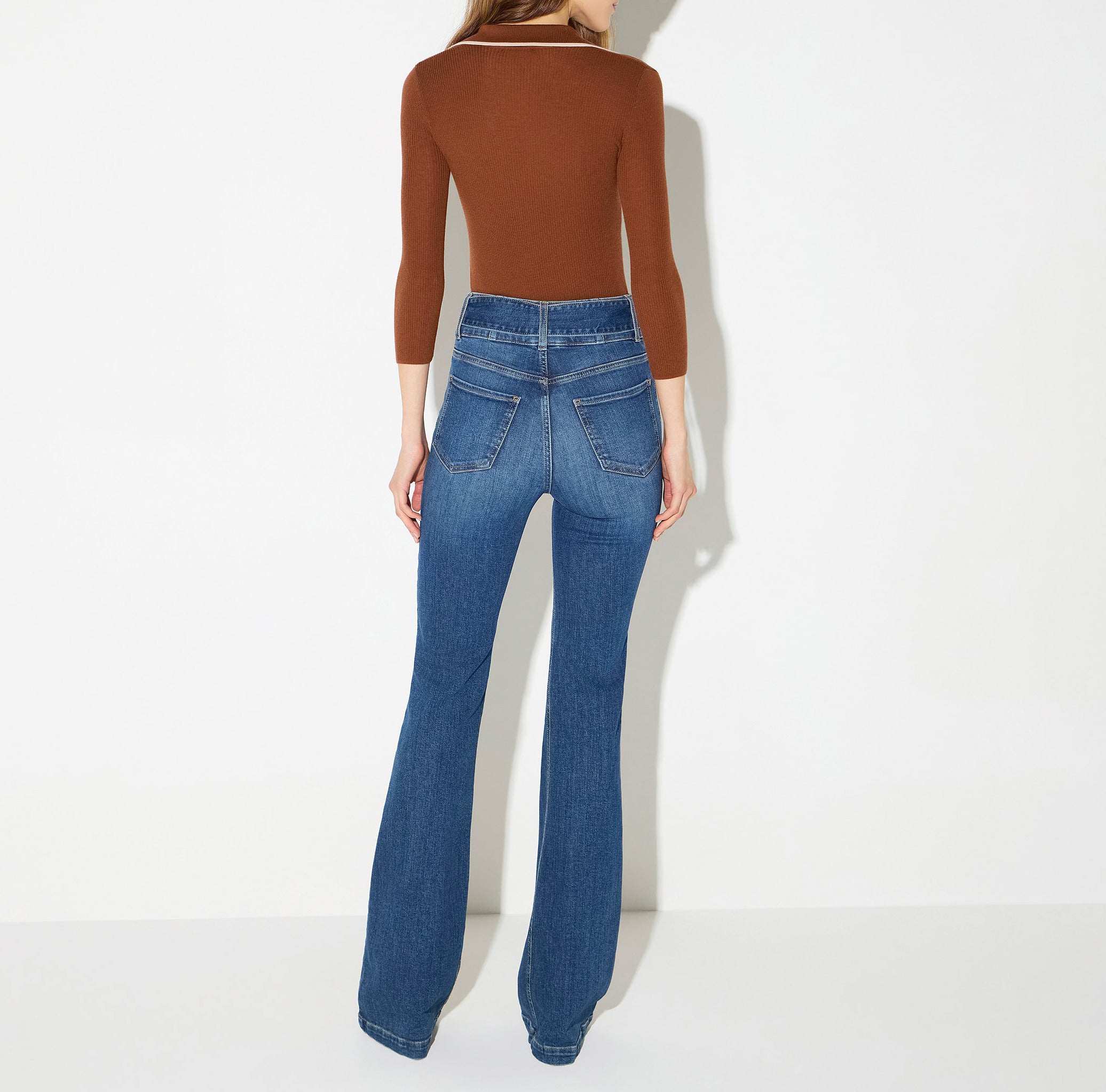 Elisabetta Franchi MK17B66E2 polo maglia sigaro lana