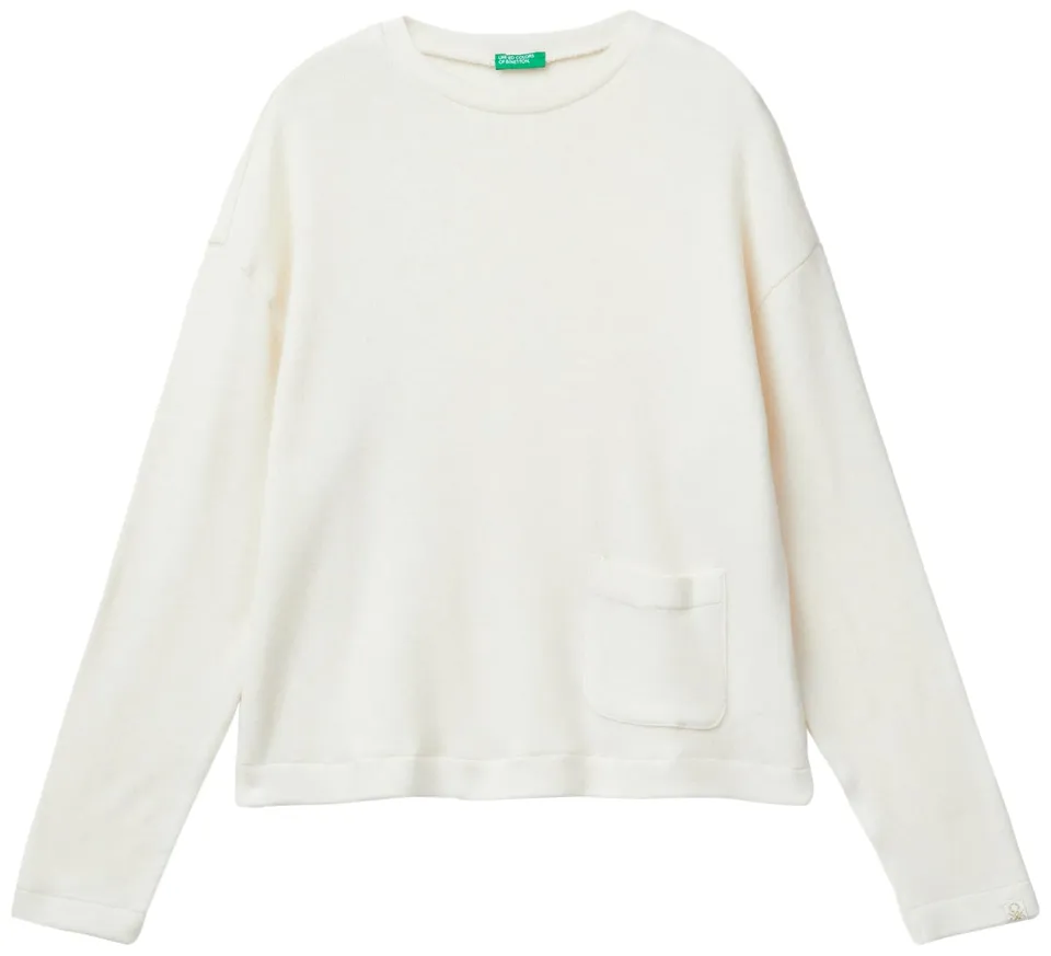 Benetton 3q413m06f Maglia Pigiama Donna L Jersey