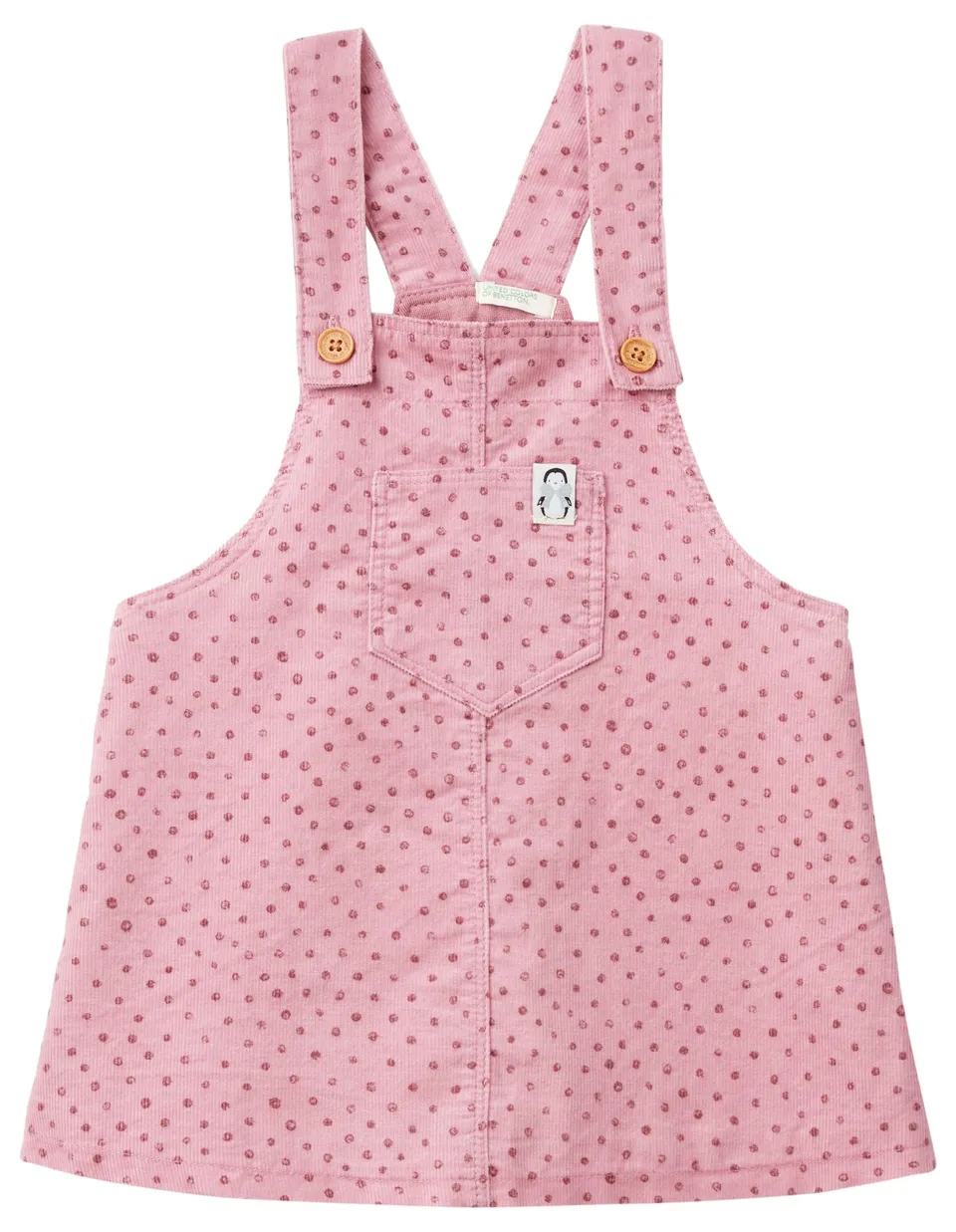 Benetton Gonna Salopette Velluto Righe 68 Neonato
