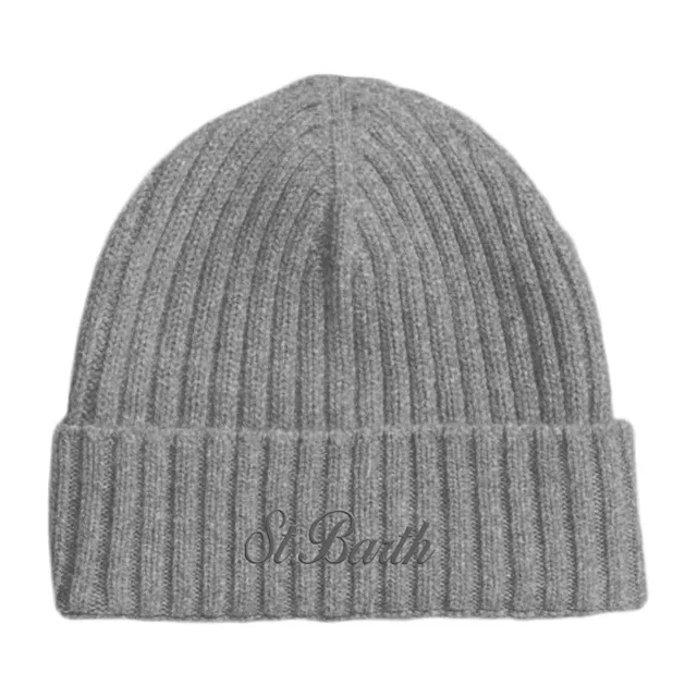 MC2 Saint Barth Wengen Wool berretto uomo grigio lana