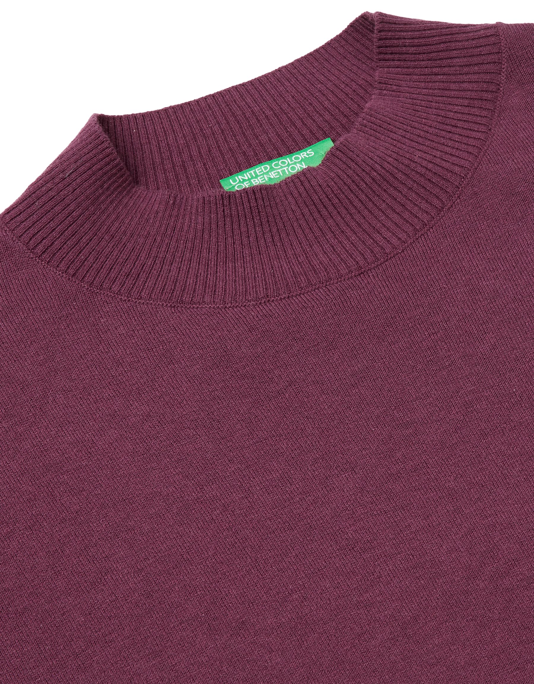 Benetton Maglieria 1y6sd2041 Maglia Lupetto Cropped