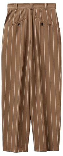 Benetton Pantaloni Carrot Pinces Tinta Unita