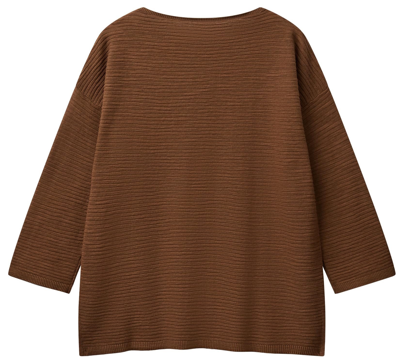 Benetton Maglieria Maglia Barca Manica 3/4 Boxy