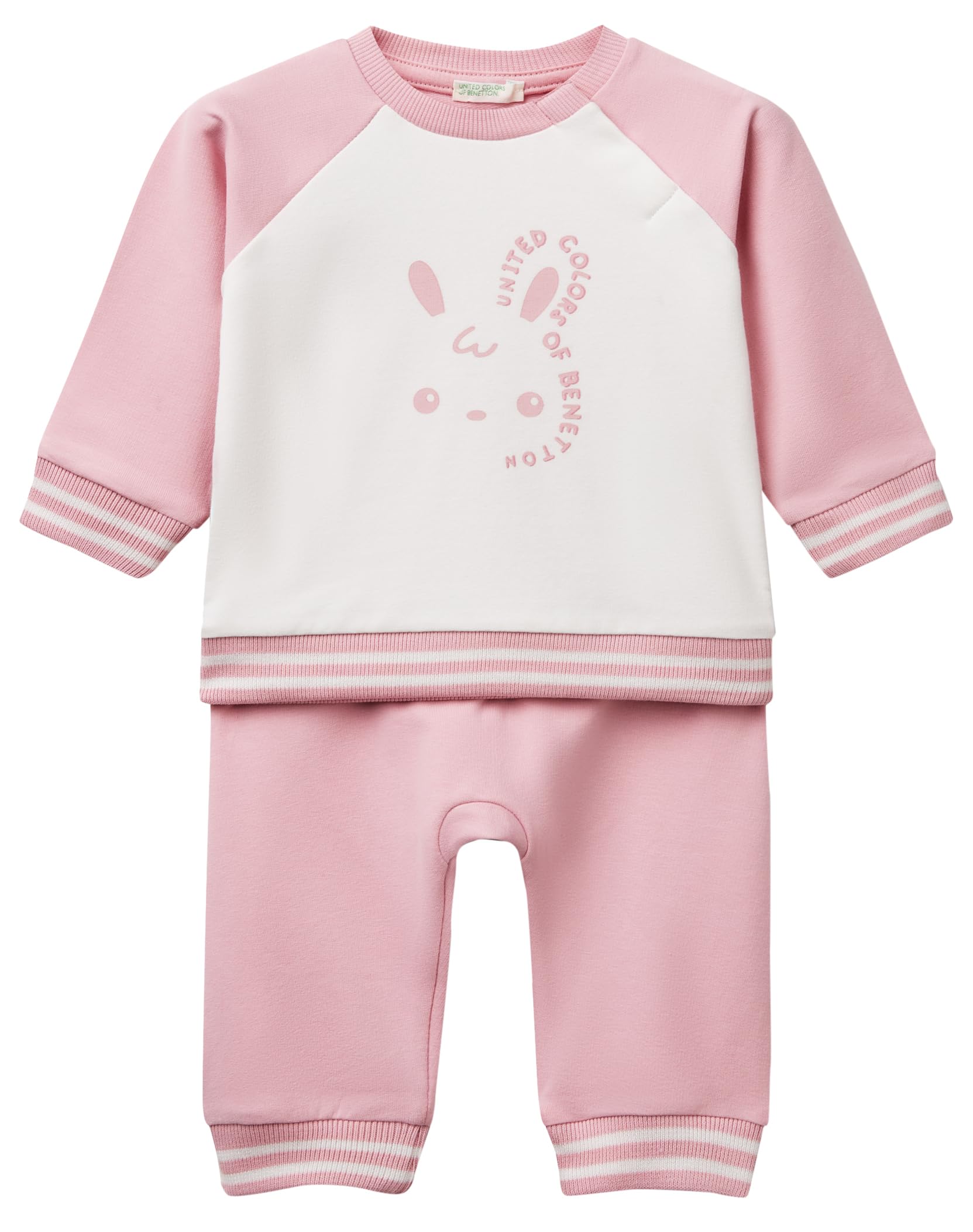 United Colors of Benetton Comp Maglia+Pantaloni tuta felpa stretch