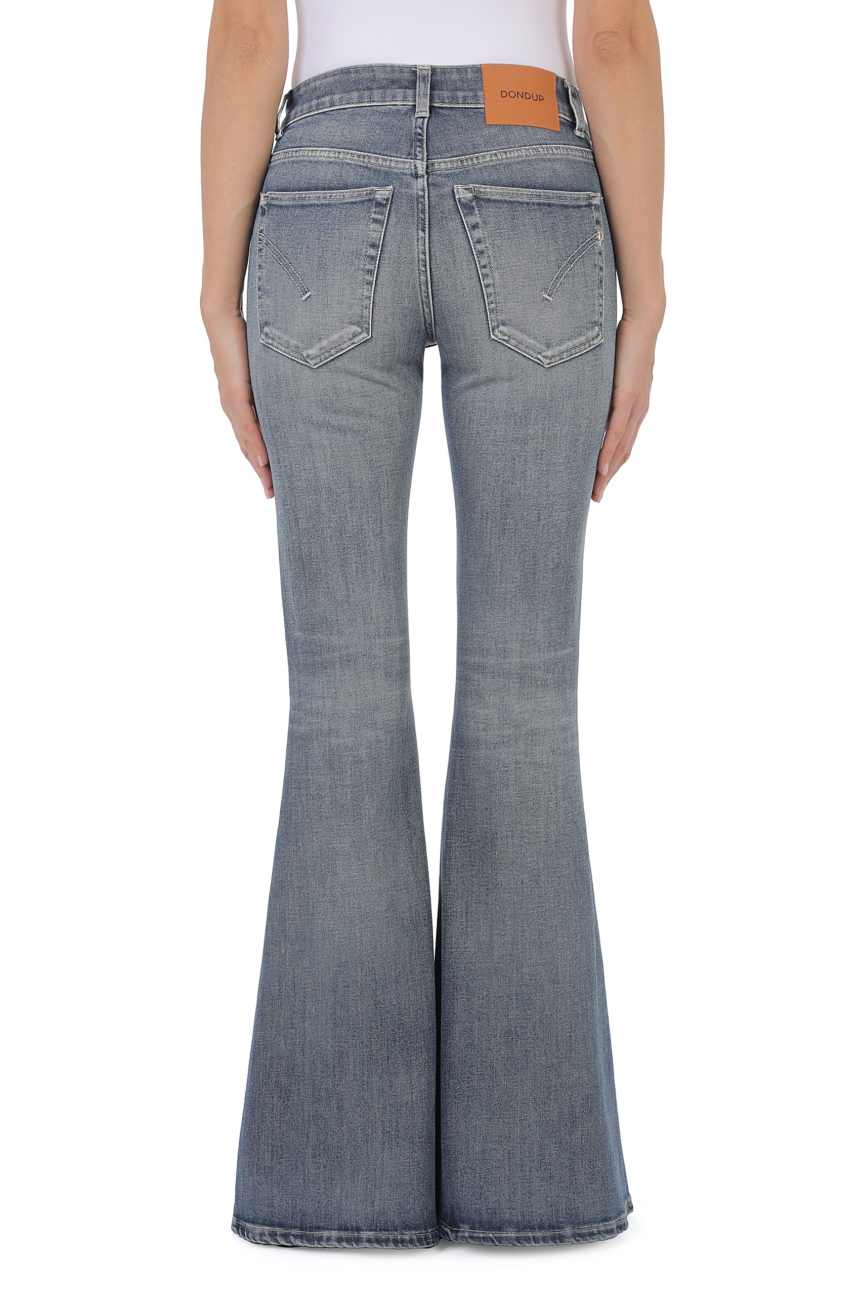Dondup Karen DP858 skinny jeans donna blu