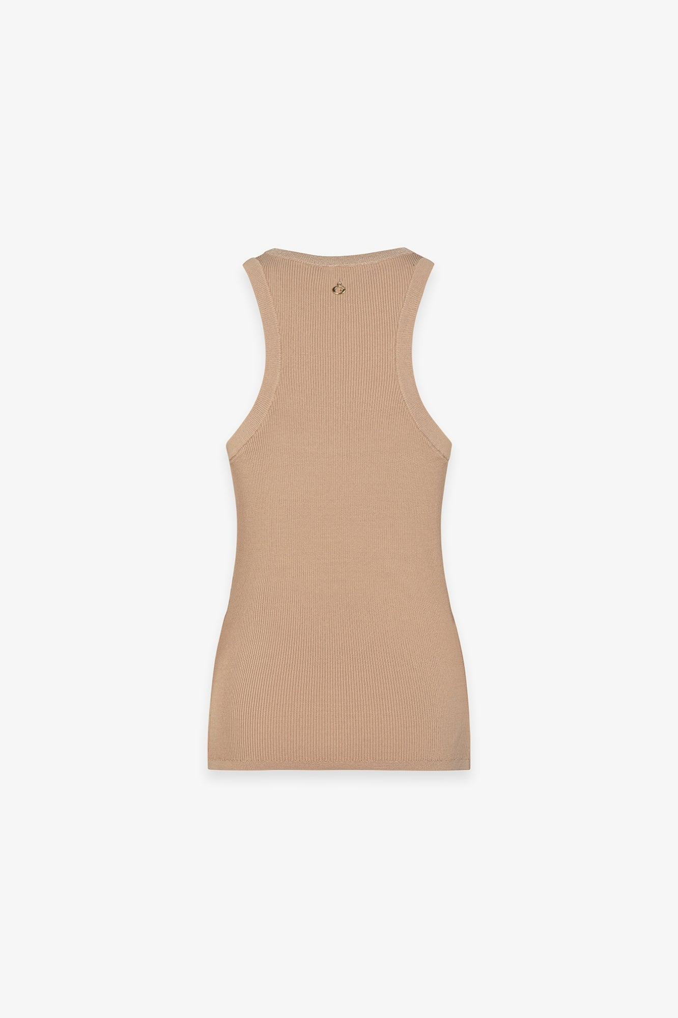 Gaelle Paris GAABW09436 canotta beige costine lurex