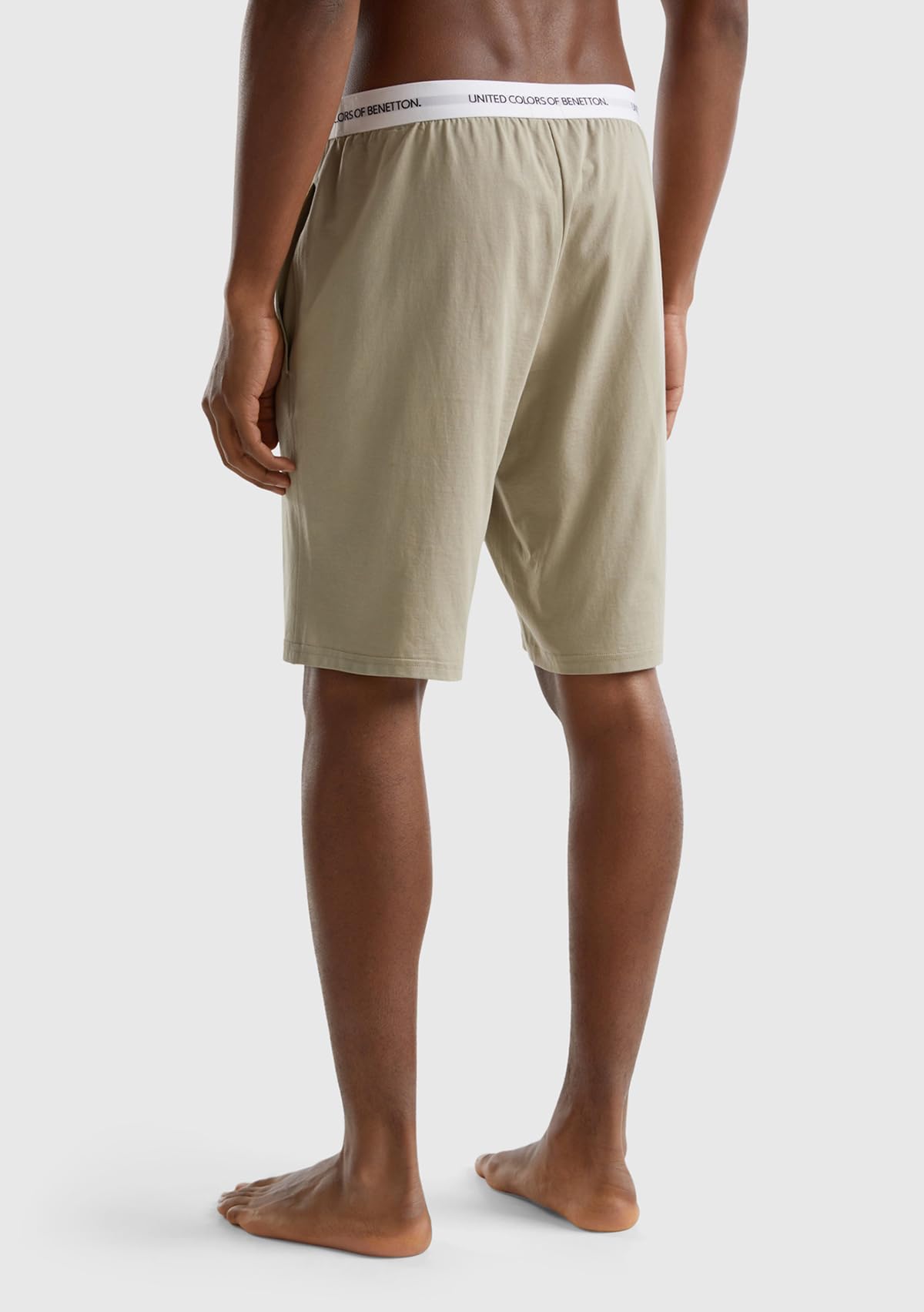 Benetton Intimo Pigiama Uomo Bermuda Jersey Taglia L