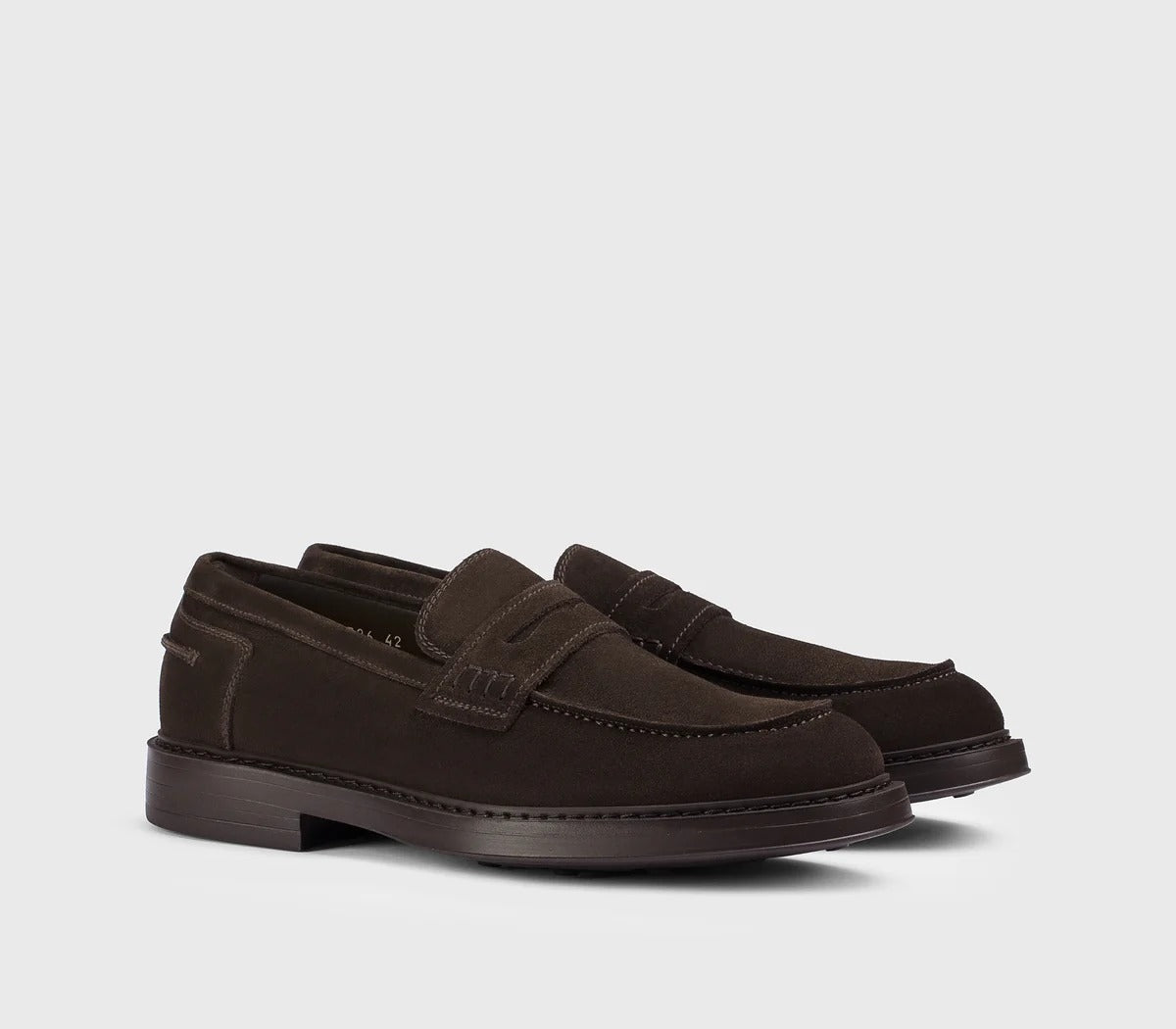 Doucal's Adler Penny Mocassino Uomo Terre Scamosciato
