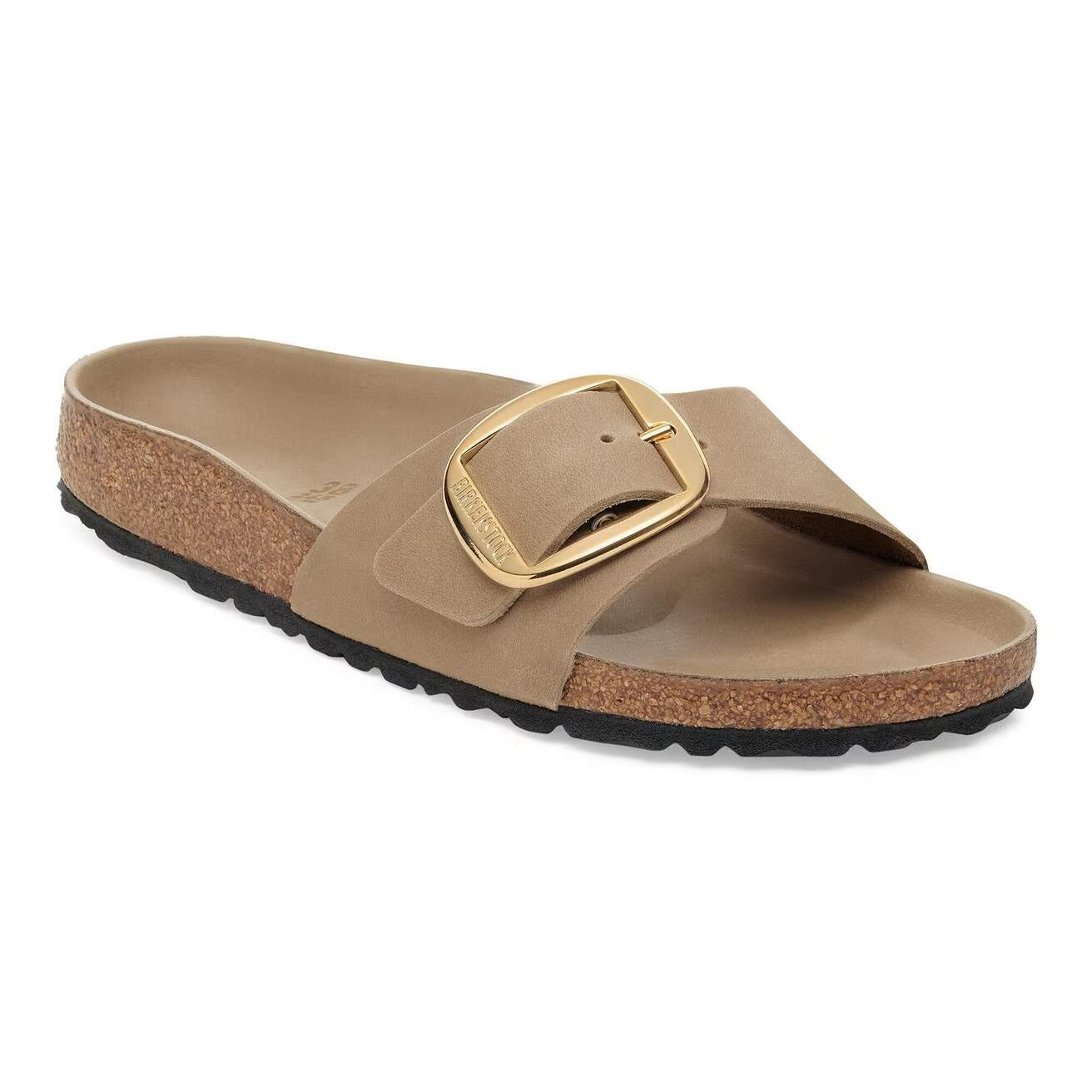 Birkenstock Madrid Big Buckle 1030467 ciabatta donna tobacco brown pelle