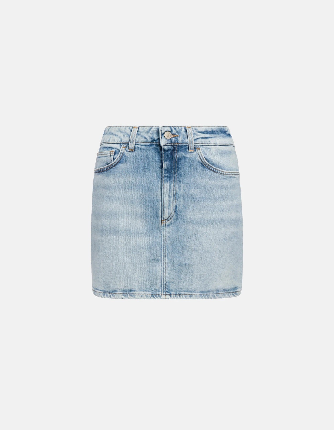 Dondup G628 DSK297Q Gonna Corta Denim Stretch Blu