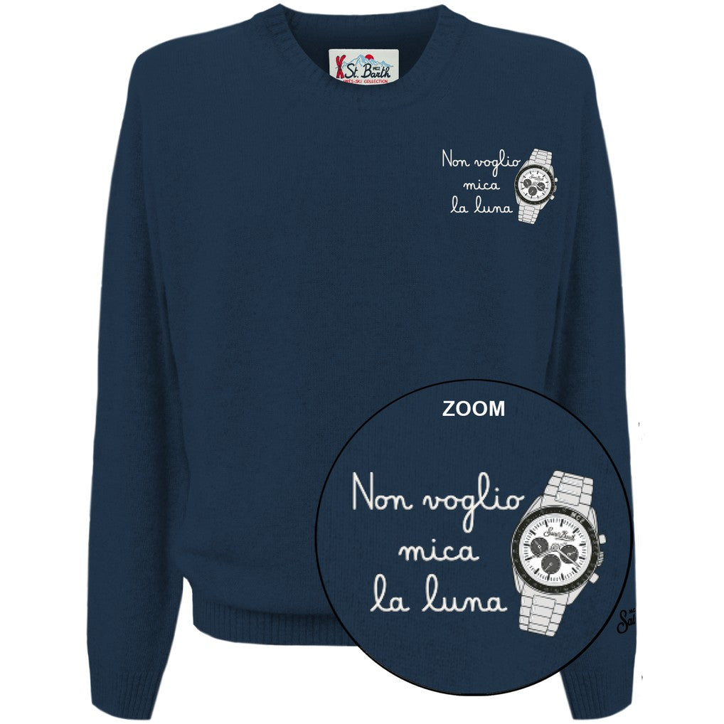 MC2 Saint Barth Heron Light Embry 02930M Maglione Lana Navy