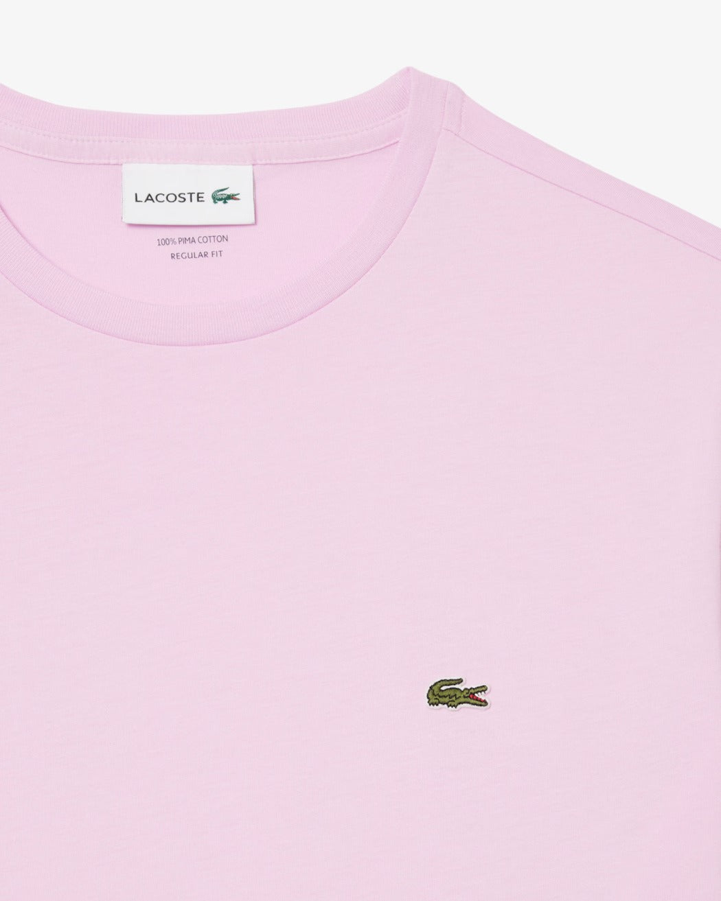 Lacoste TH6709 T-Shirt Uomo Rosa Cotone Pima