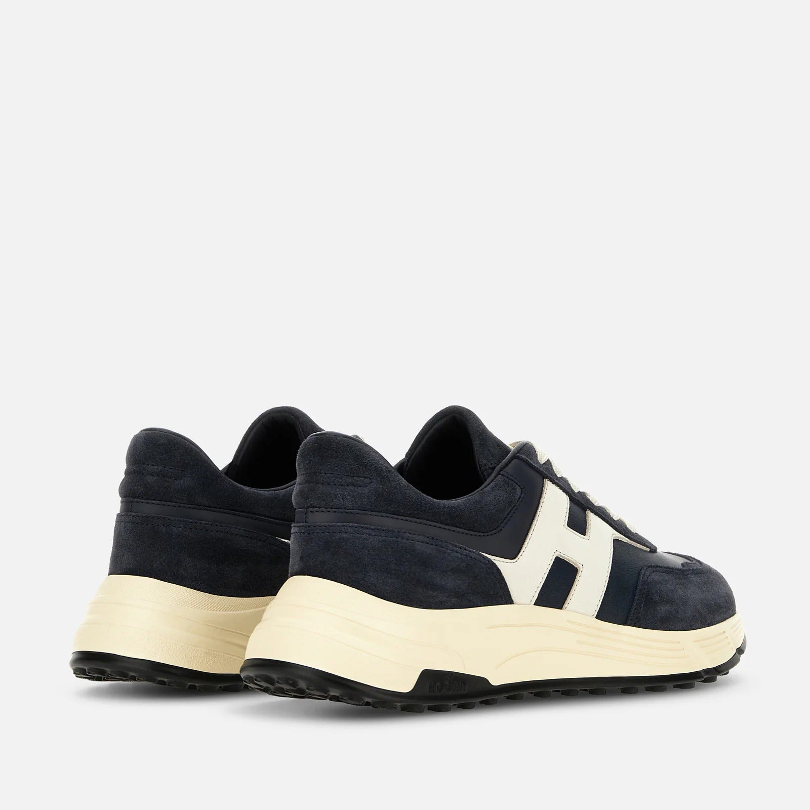 Hogan Hyperlight Sneaker Uomo Blu Suede Memory Foam