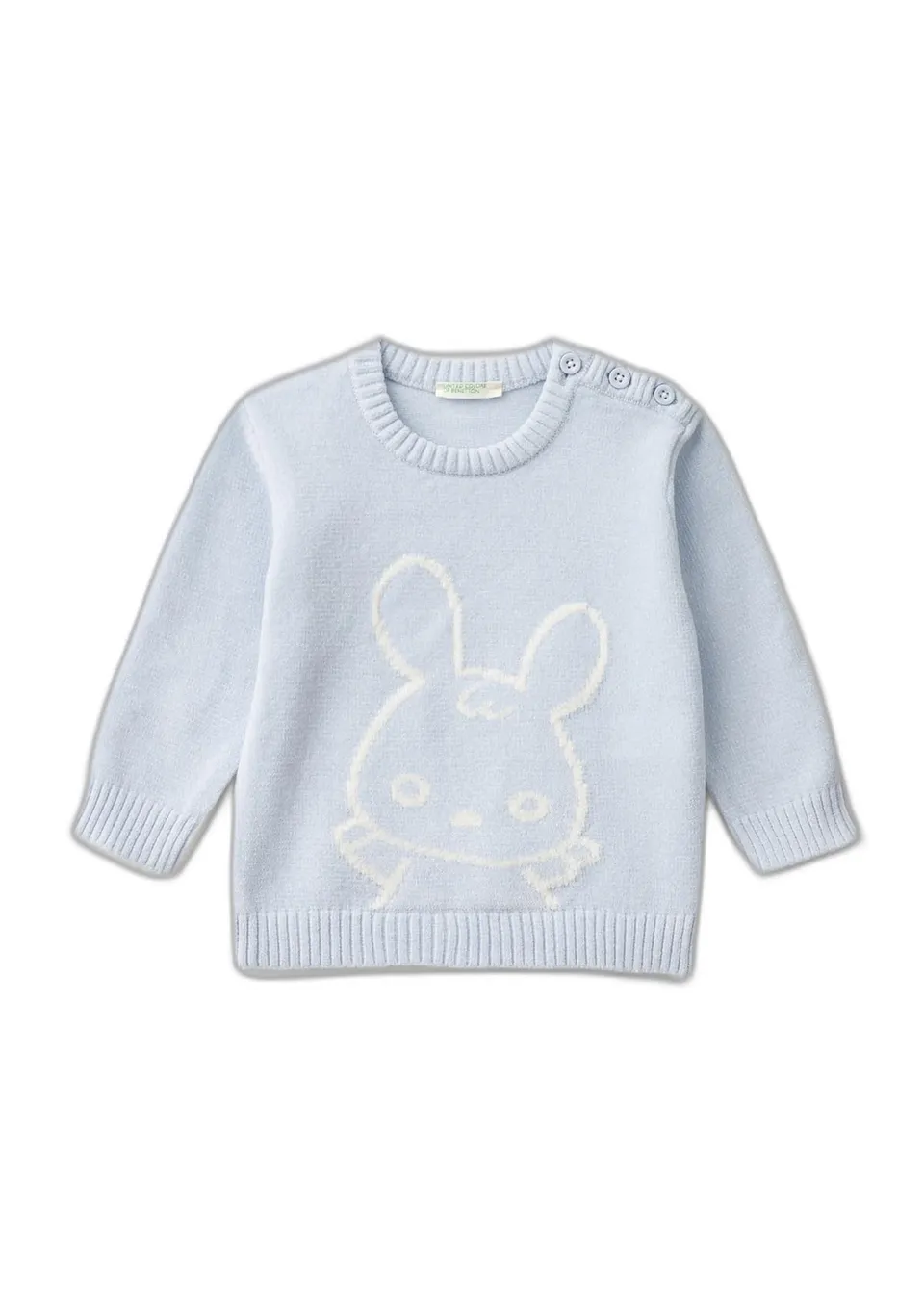 Benetton Maglia Ciniglia Coniglio Bimbo Neonato