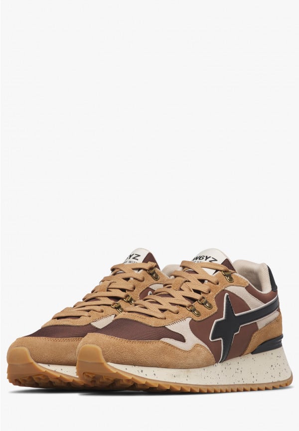 W6YZ Yak-M 2015185 sneakers marrone beige uomo