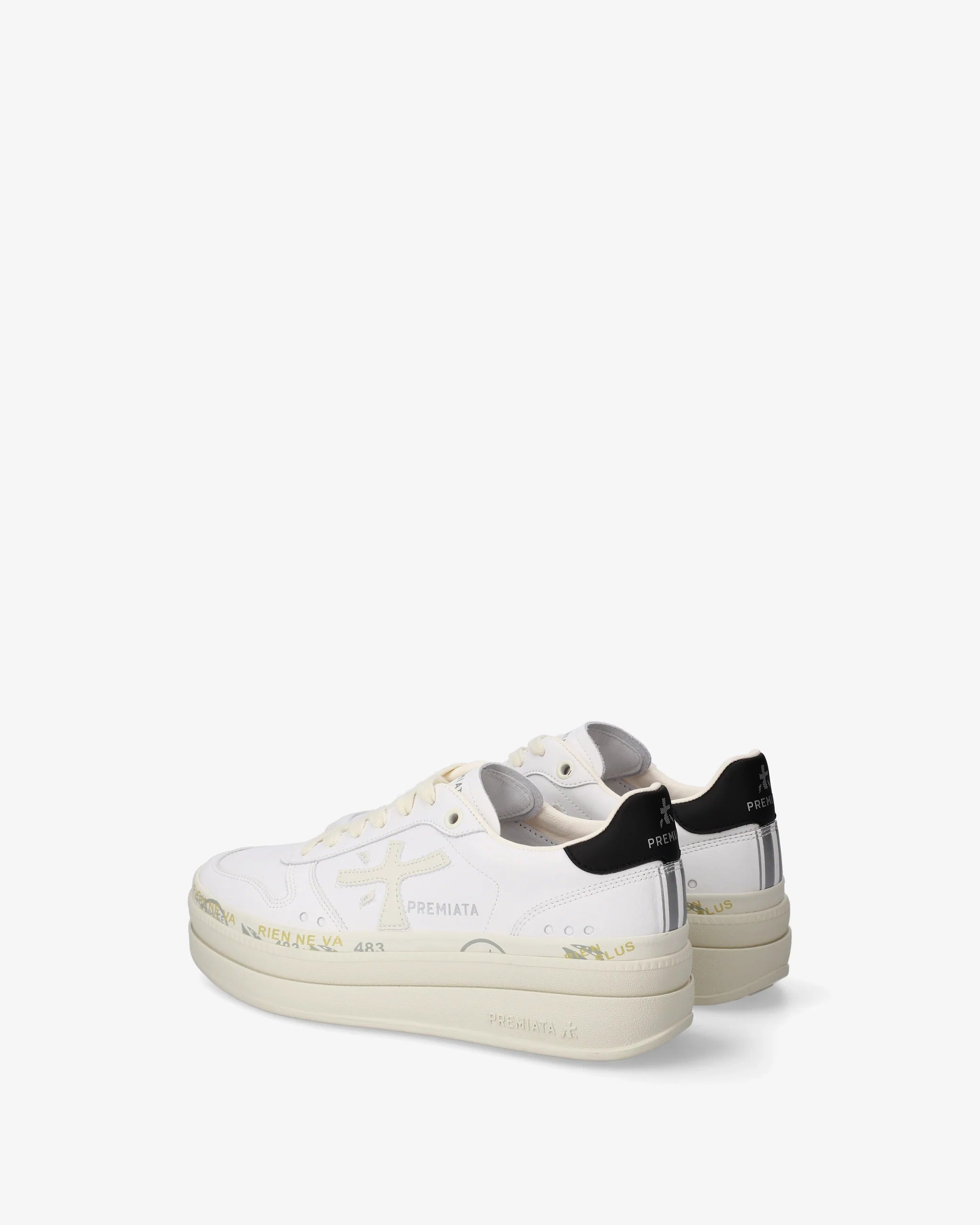 Premiata Micol 8197 Sneaker Donna Bianco Pelle Platform