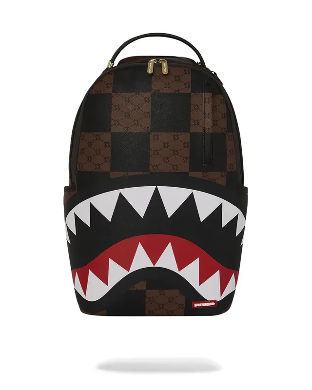 Sprayground Enlarged Check Paris 910B6263NSZ zaino marrone PVC