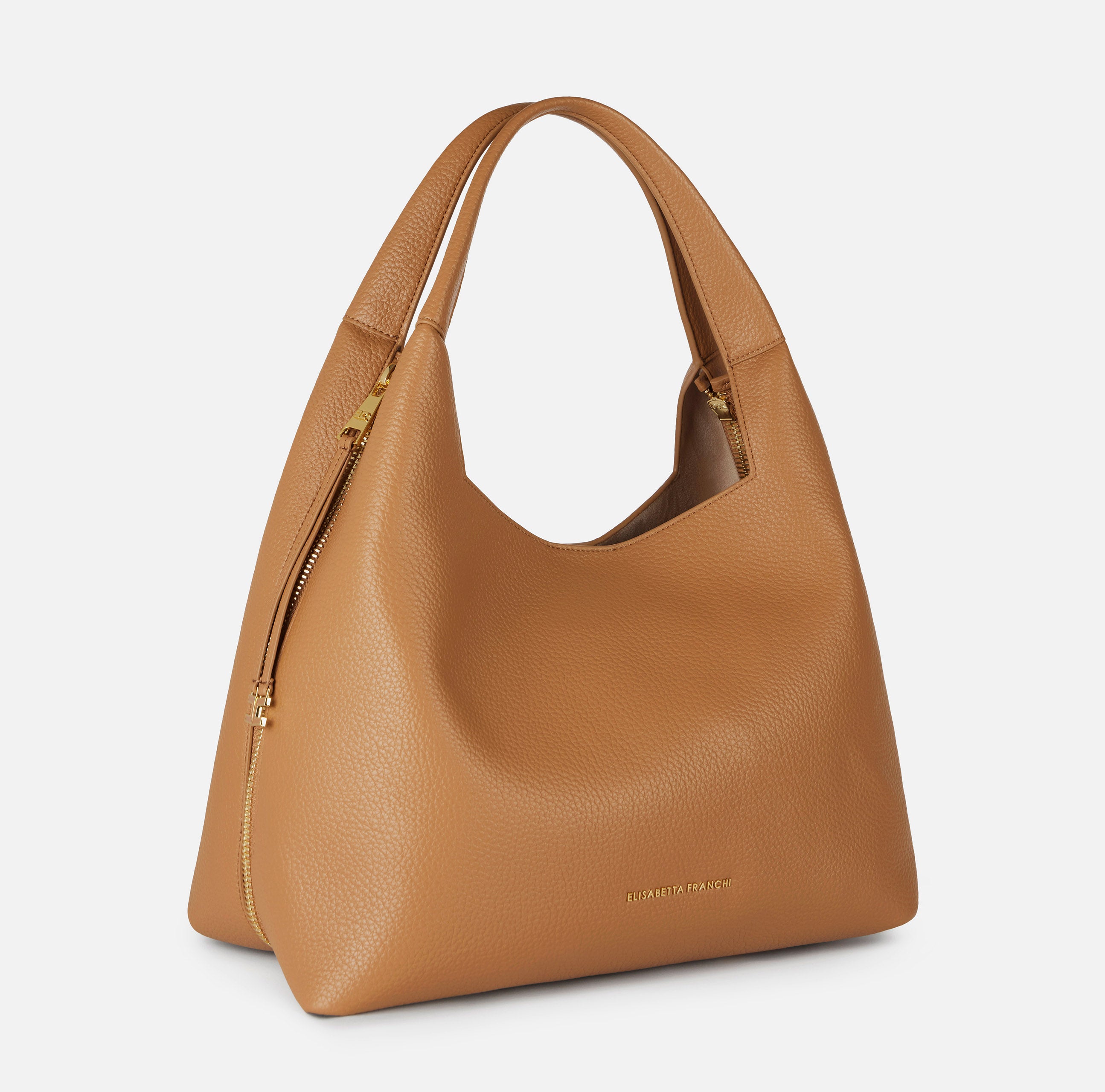 Elisabetta Franchi BS23A66E2 Borsa Hobo Daino Ecopelle
