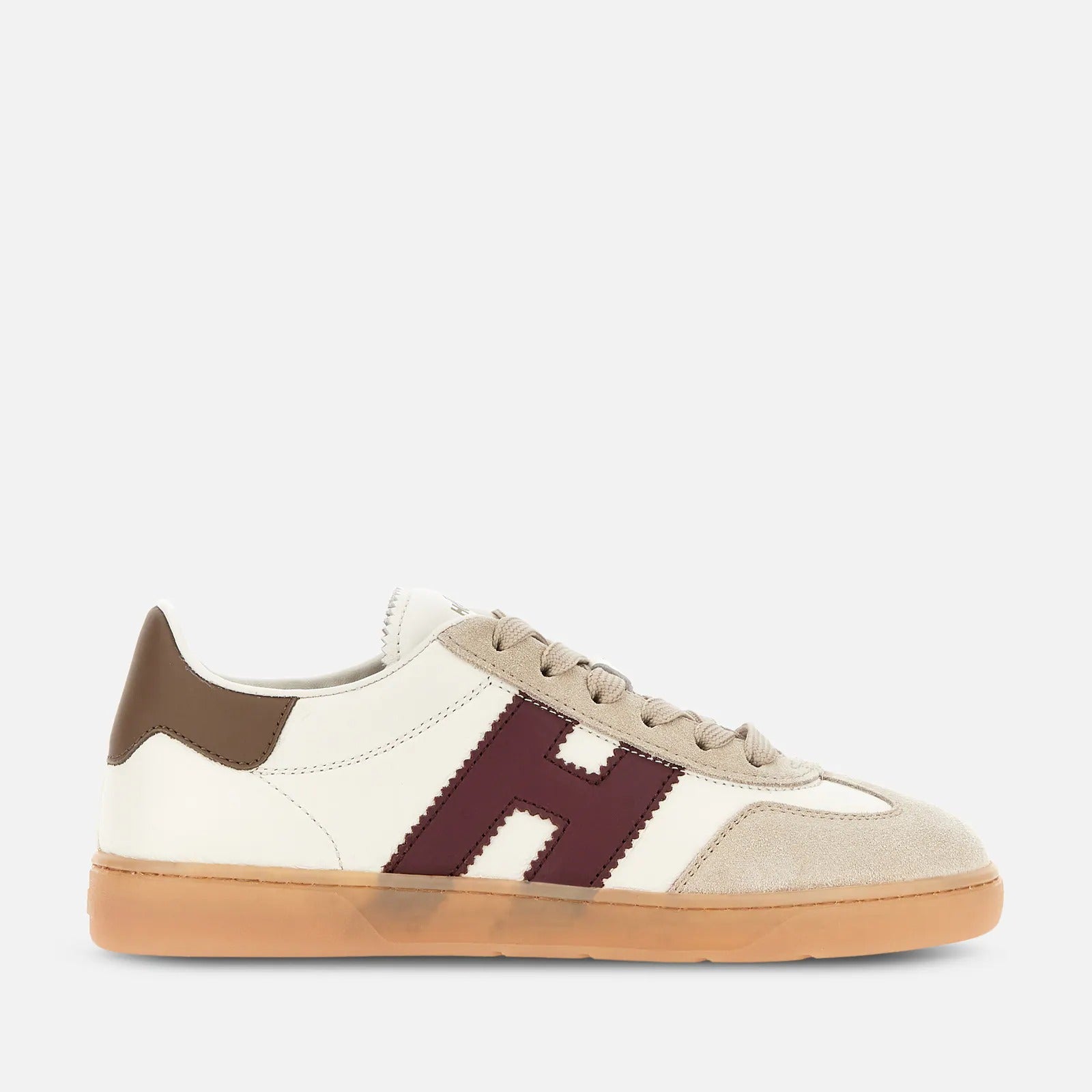 Hogan Cool HXW6470FB60UH sneakers avorio bordeaux pelle