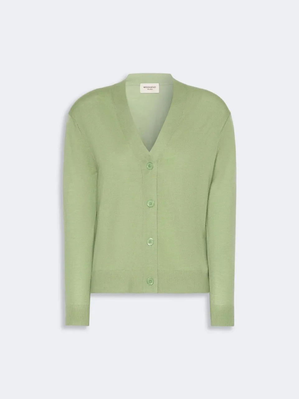 Weekend Max Mara Torre cardigan donna pistacchio lana