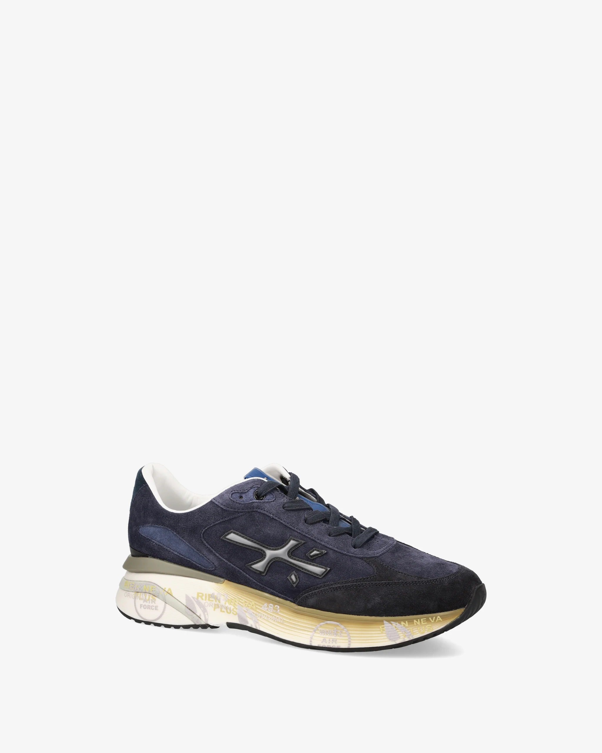 Premiata Moerun 7776 sneaker uomo blu scuro suede