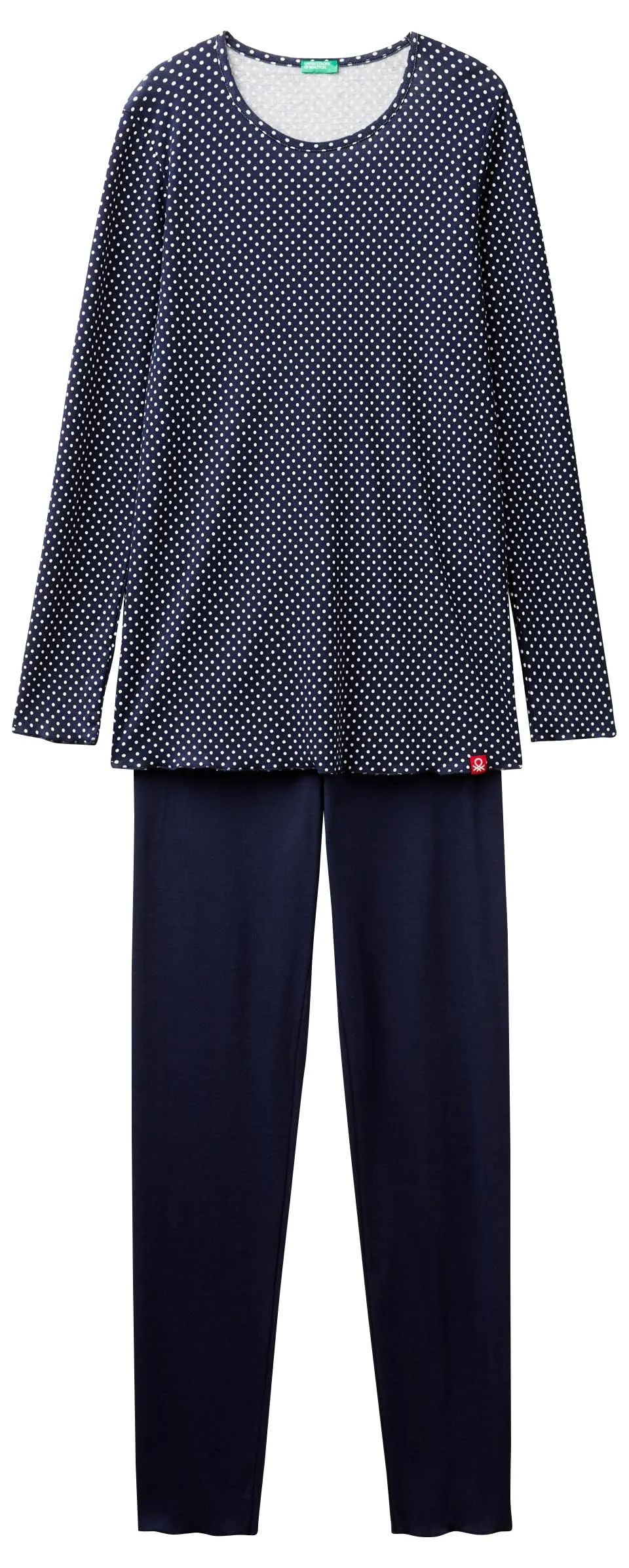 Benetton 36g93p03c Set Pigiama Donna L in Costina