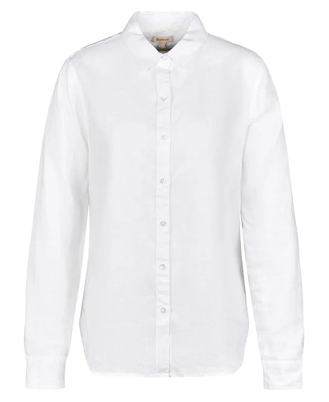 Barbour Marine LSH1315 camicia donna white lino