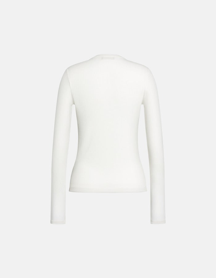 Dondup DS126 JS0336D Maglia Costine Bianco
