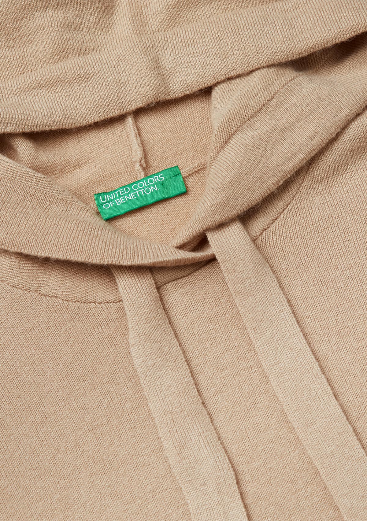Benetton Felpe e Tute Felpa con Cappuccio Boxy a Righe