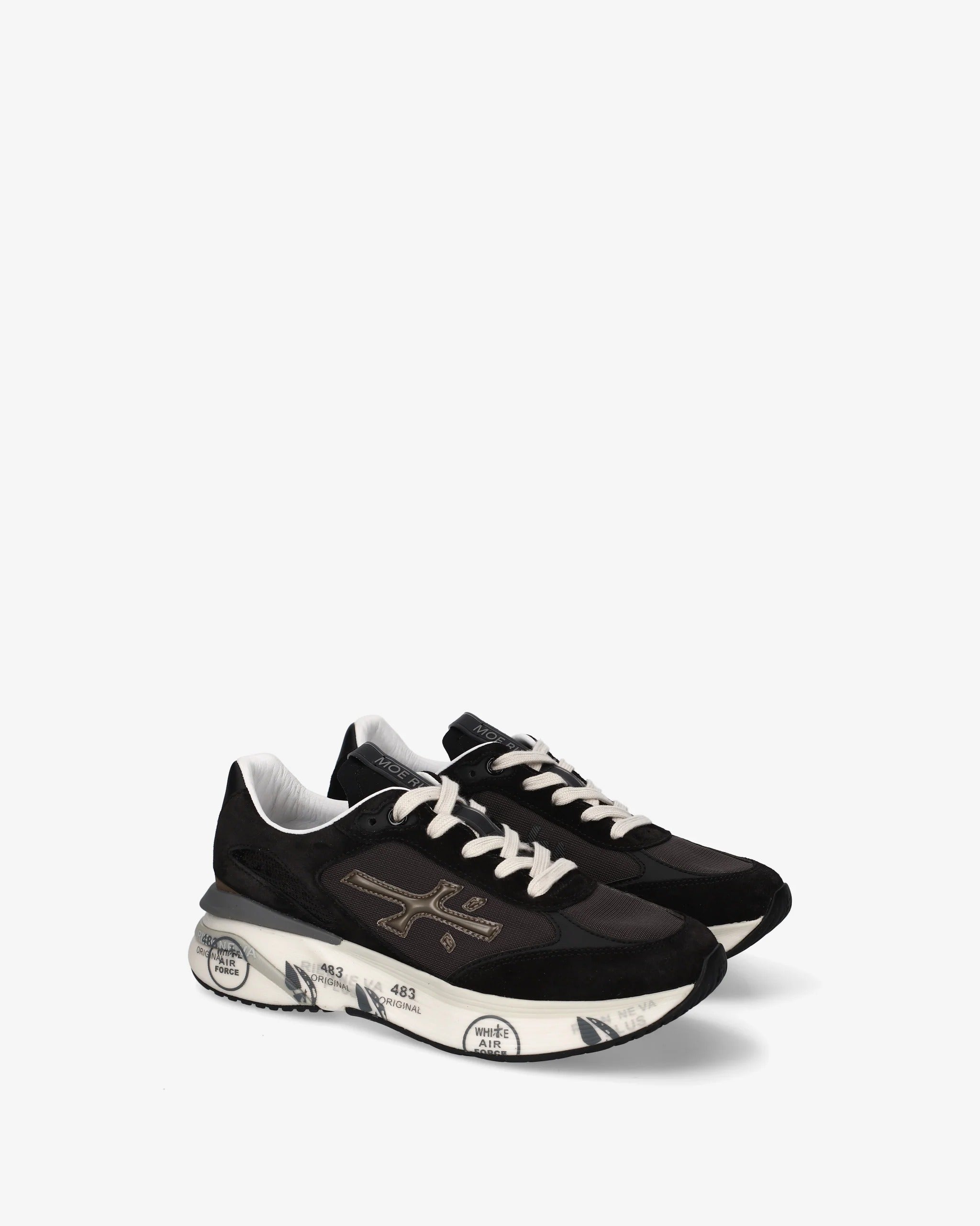 Premiata Moerun D 8304 sneakers donna nero nylon
