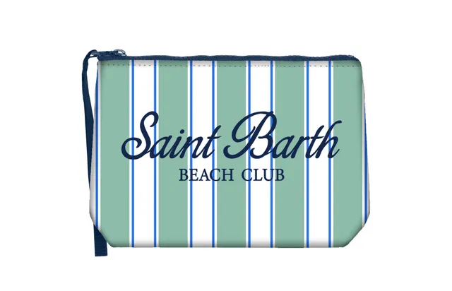 MC2 Saint Barth Aline 00606L Pochette Beach Stripes Salvia