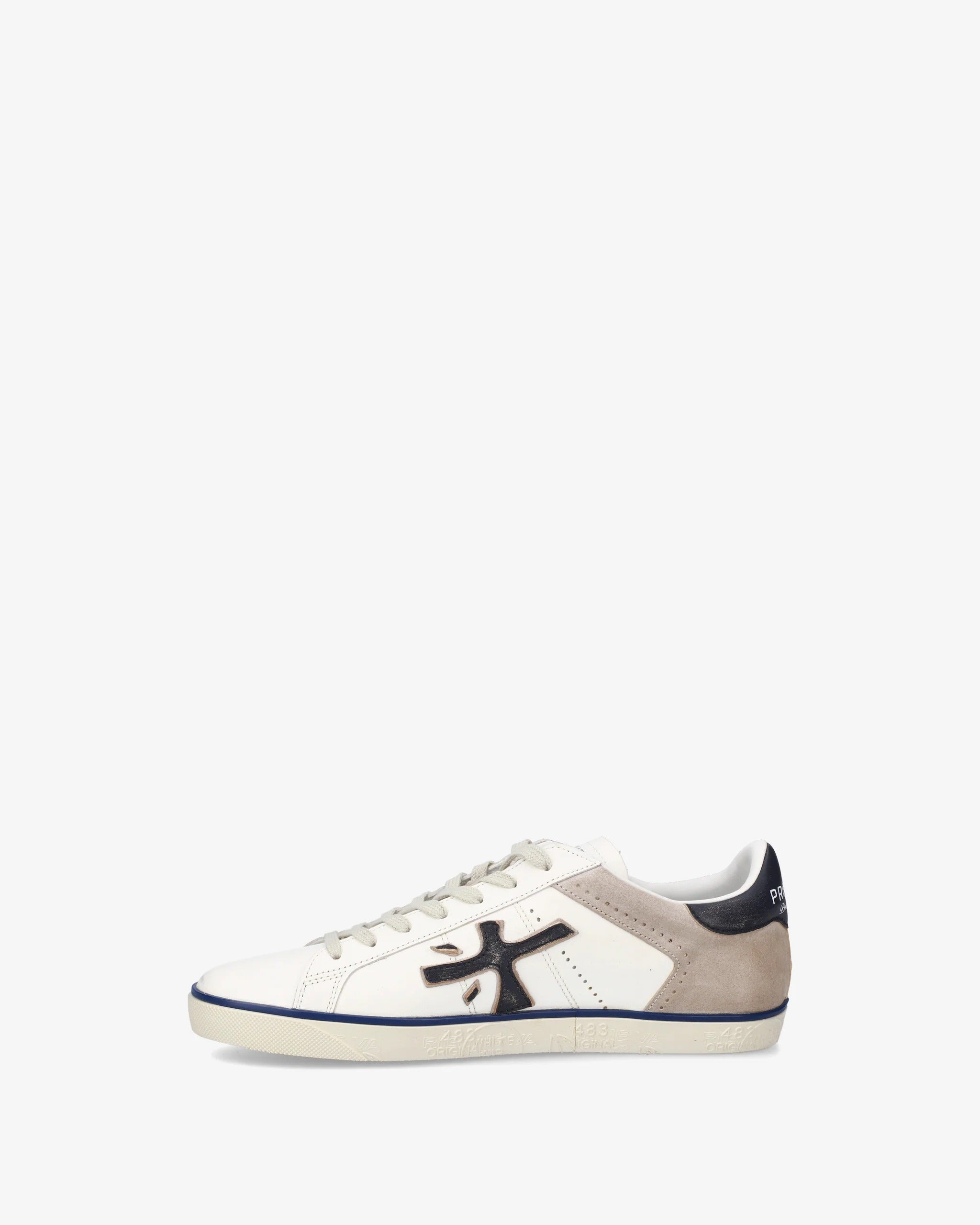 Premiata Steven 7285 Sneaker Uomo Panna Beige Pelle