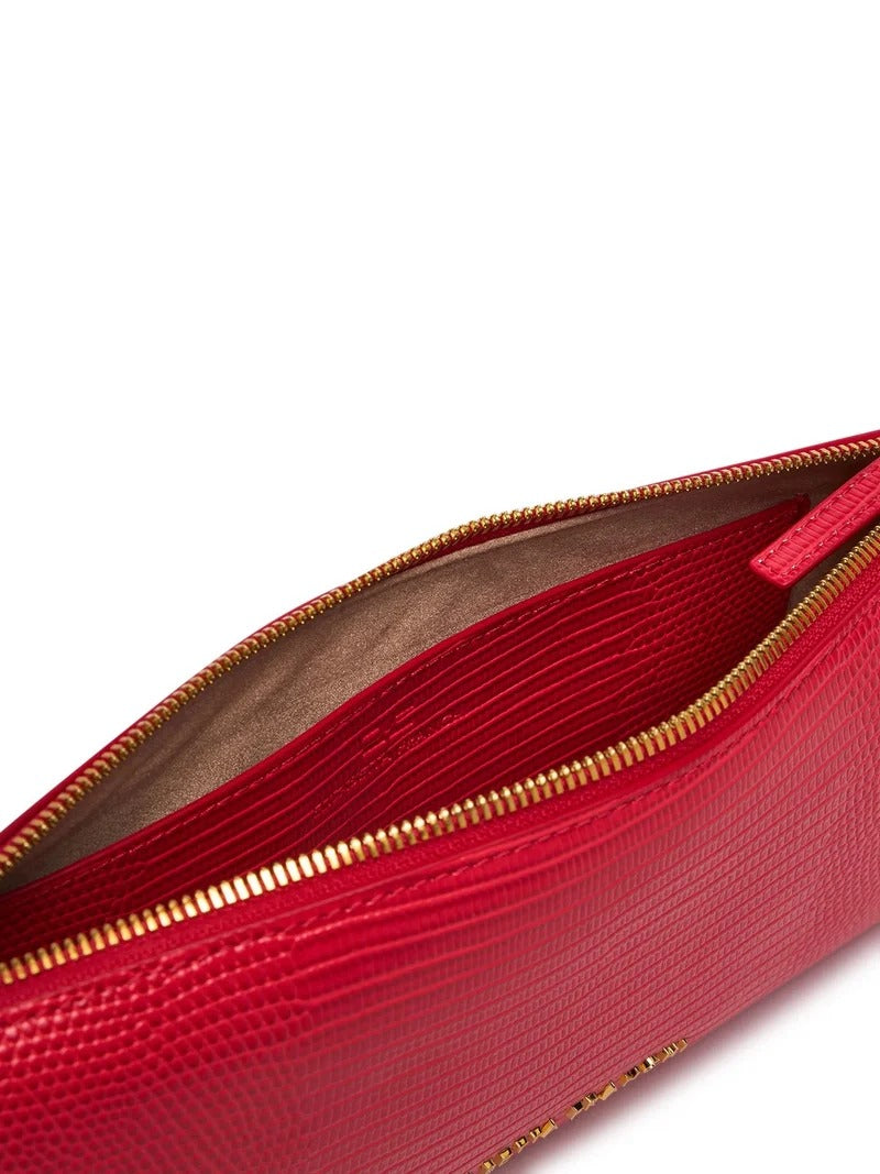 Elisabetta Franchi BS15A66E2 borsa red passion lucertola