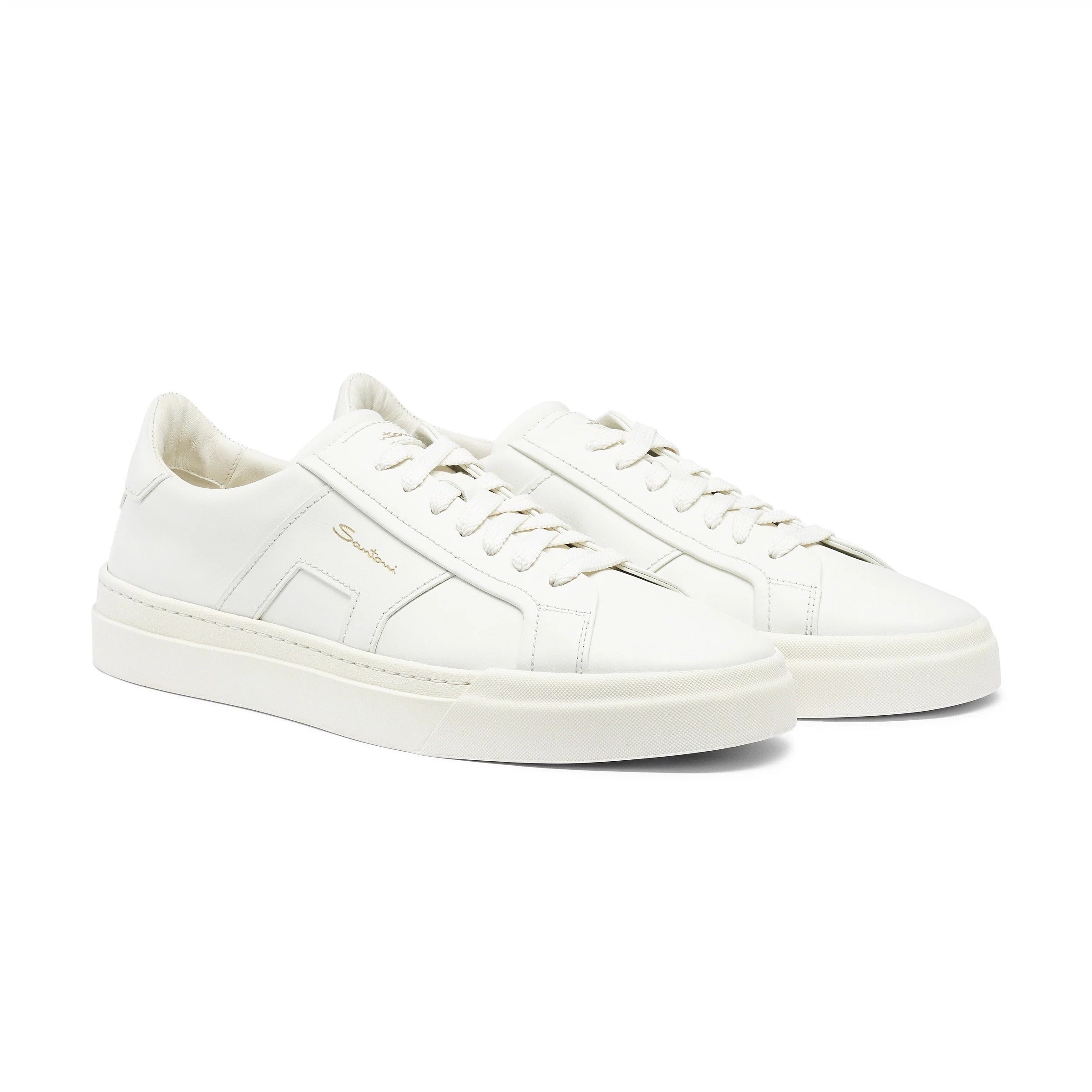 Santoni MBGT21779PNNG Sneakers pelle bianco
