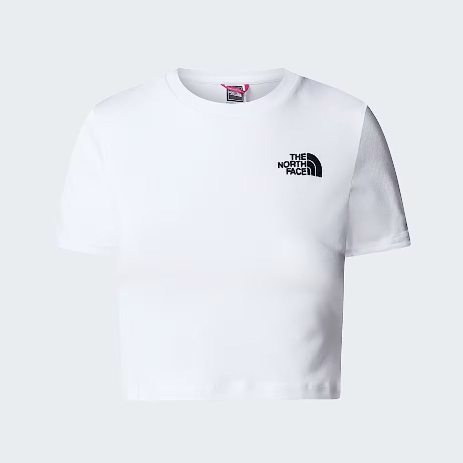 The North Face NF0A55AO T-Shirt Donna Tnf White Cropped