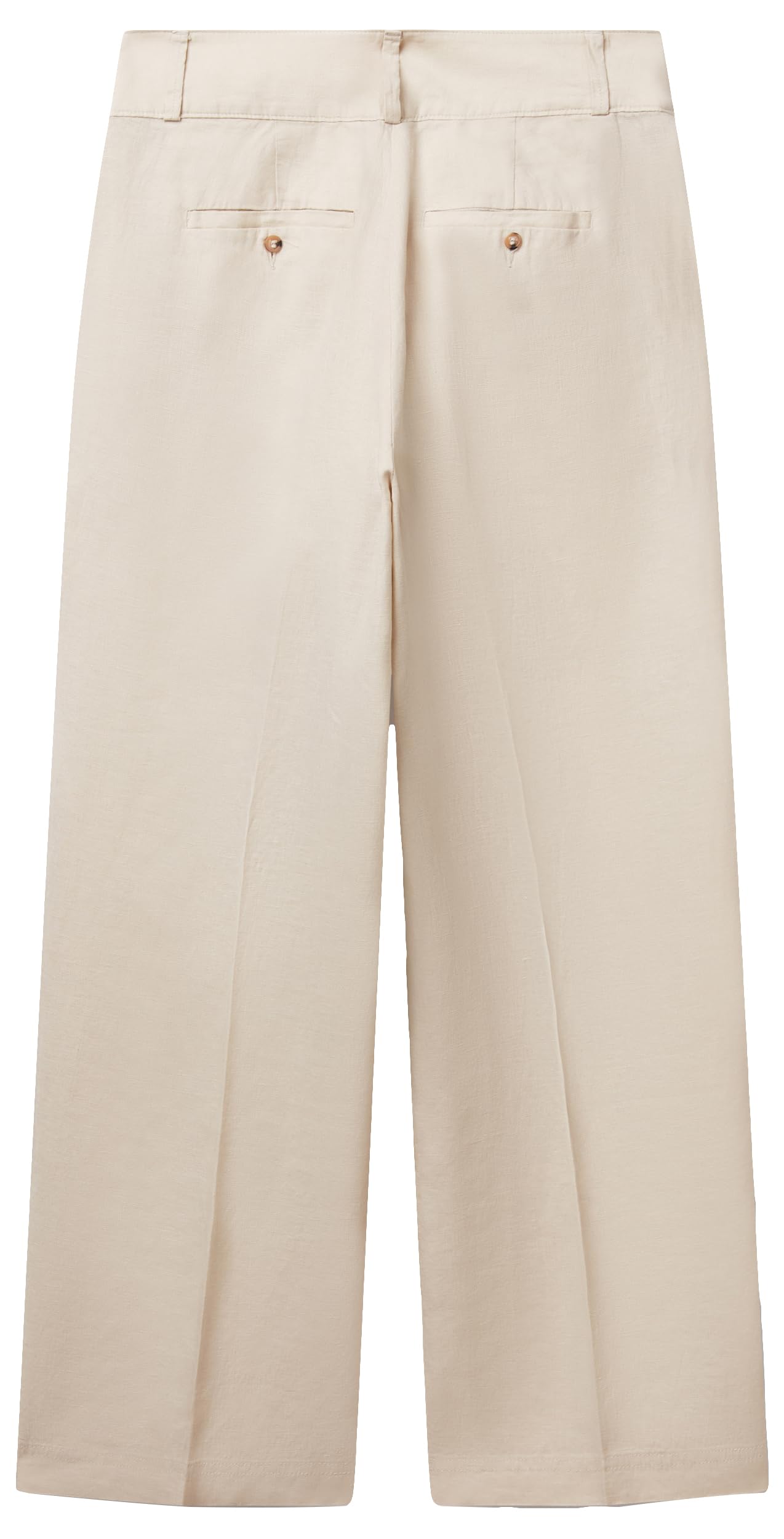 Benetton Pantaloni Jeans Pantalone Donna Beige Taglia 42