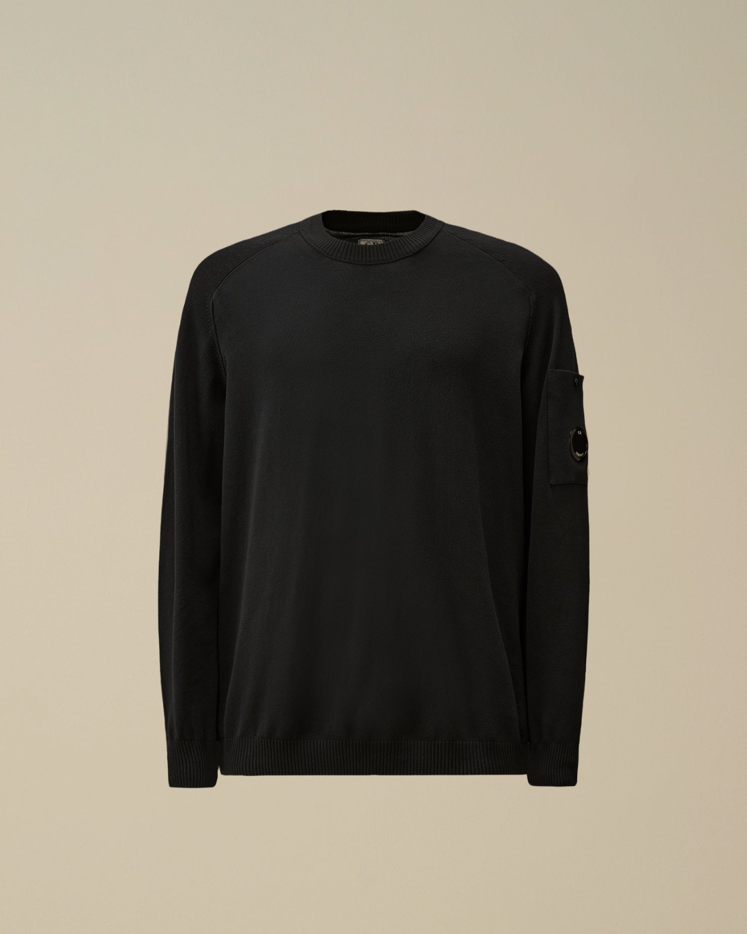 C.P. Company MKN105A maglione uomo Total Eclipse cotone