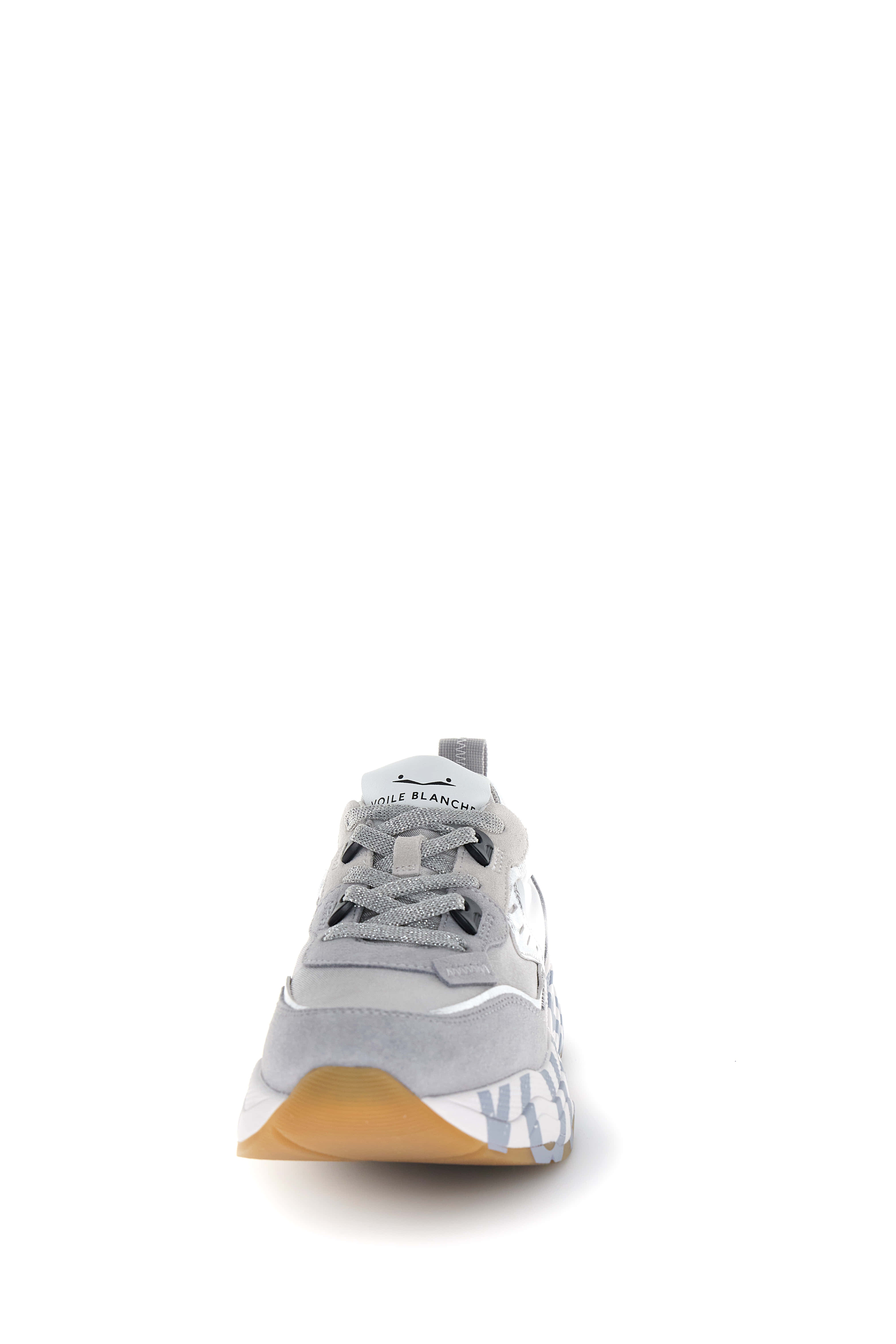 Voile Blanche Club 105 sneakers donna Grigio Argento suede